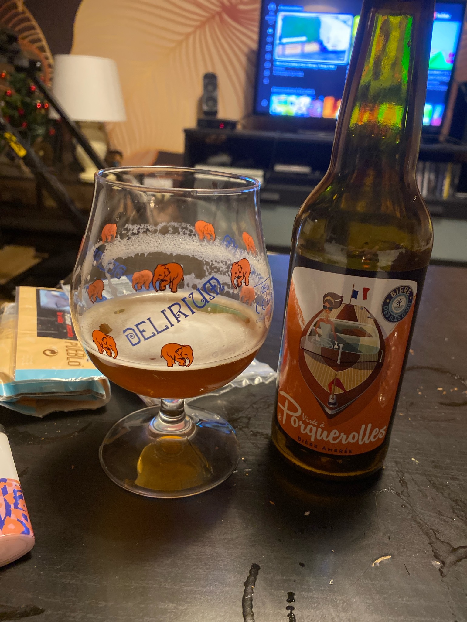 Virée À Porquerolles Bière Ambrée, France