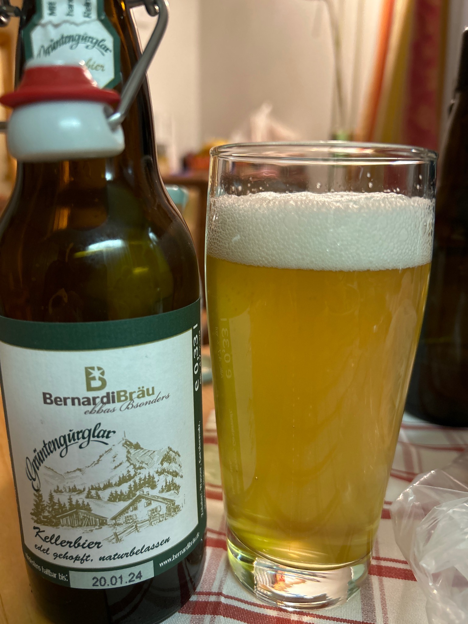 Grüntengurglar Kellerbier, Germany