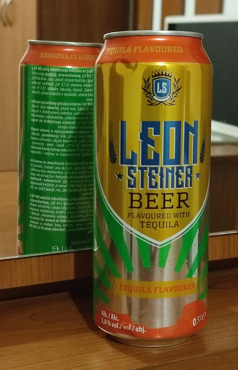 Leon Steiner Beer Flavored with Tequila, Germany