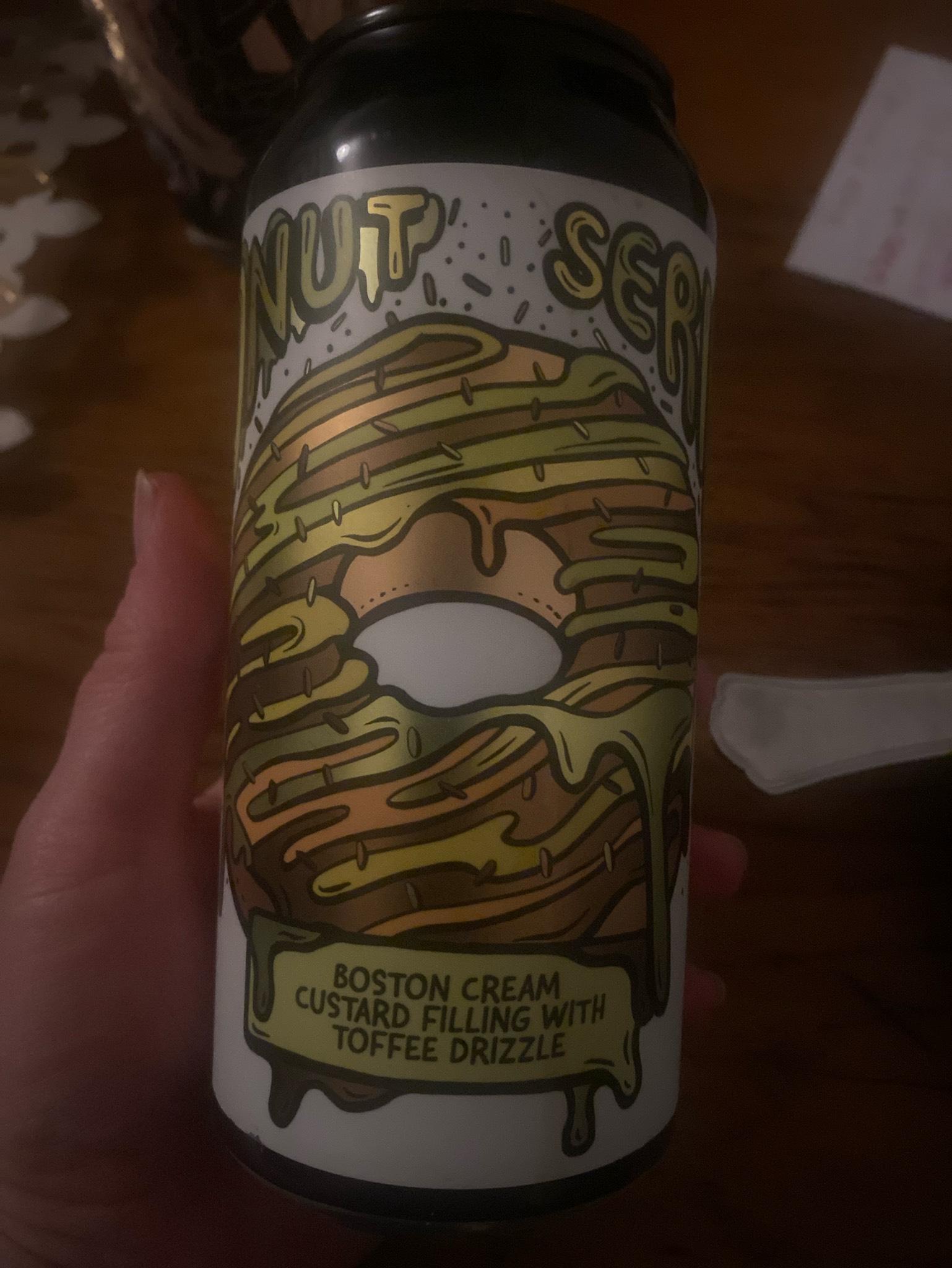 Donut Series 2.0 - Boston Cream Custard Filling With Toffee Drizzle, Norway