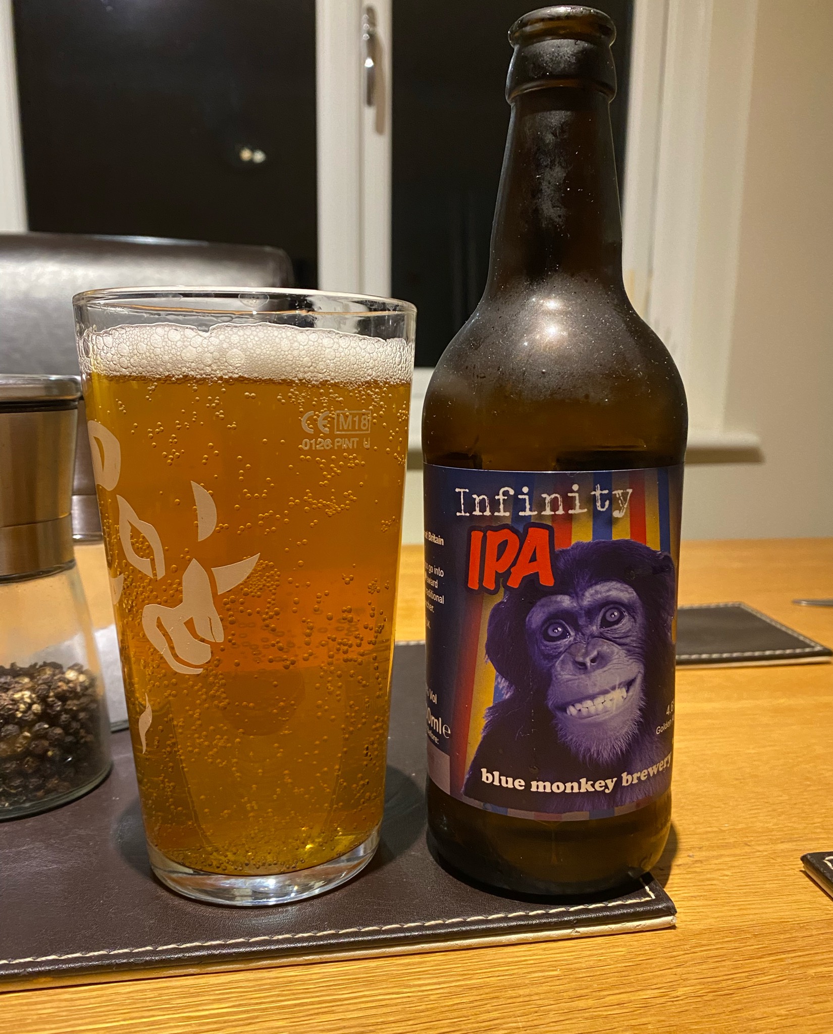 Infinity, Blue Monkey Brewery