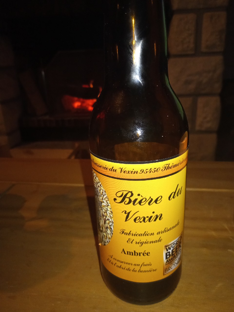 Bière Du Vexin Ambrée, France