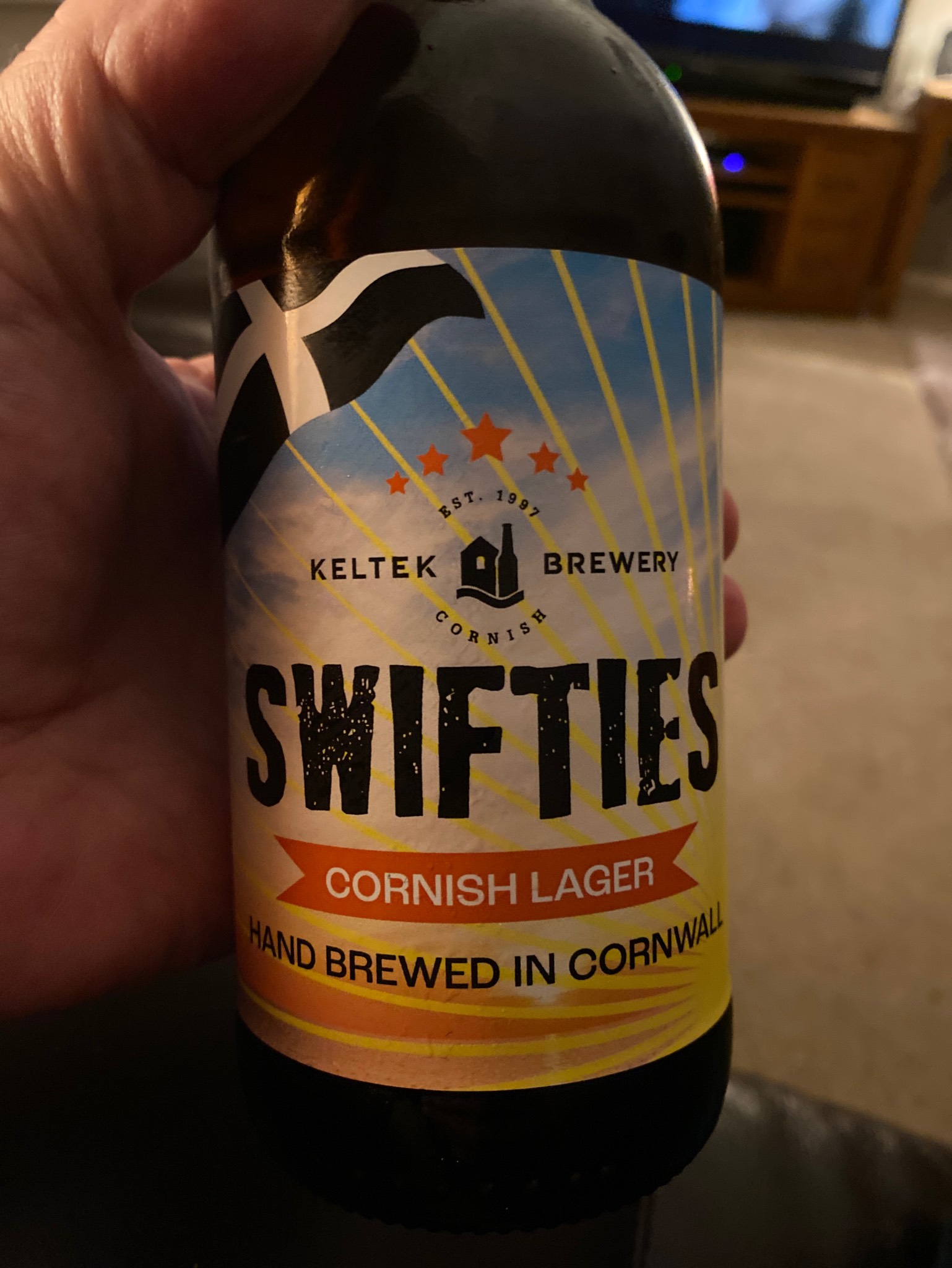 Swifties Cornish Craft Lager, England