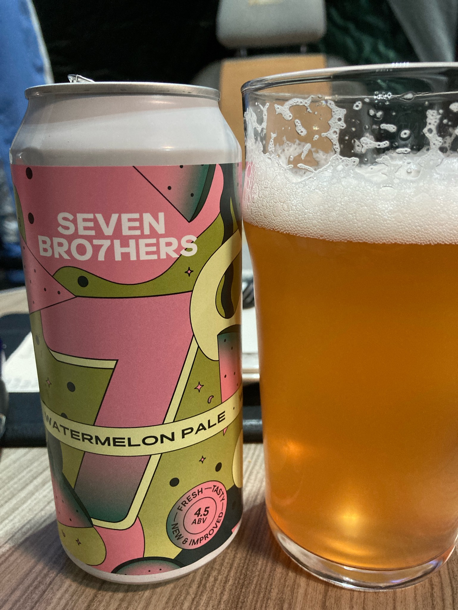 Watermelon Wheat Beer, Seven Bro7hers Brewing Co.