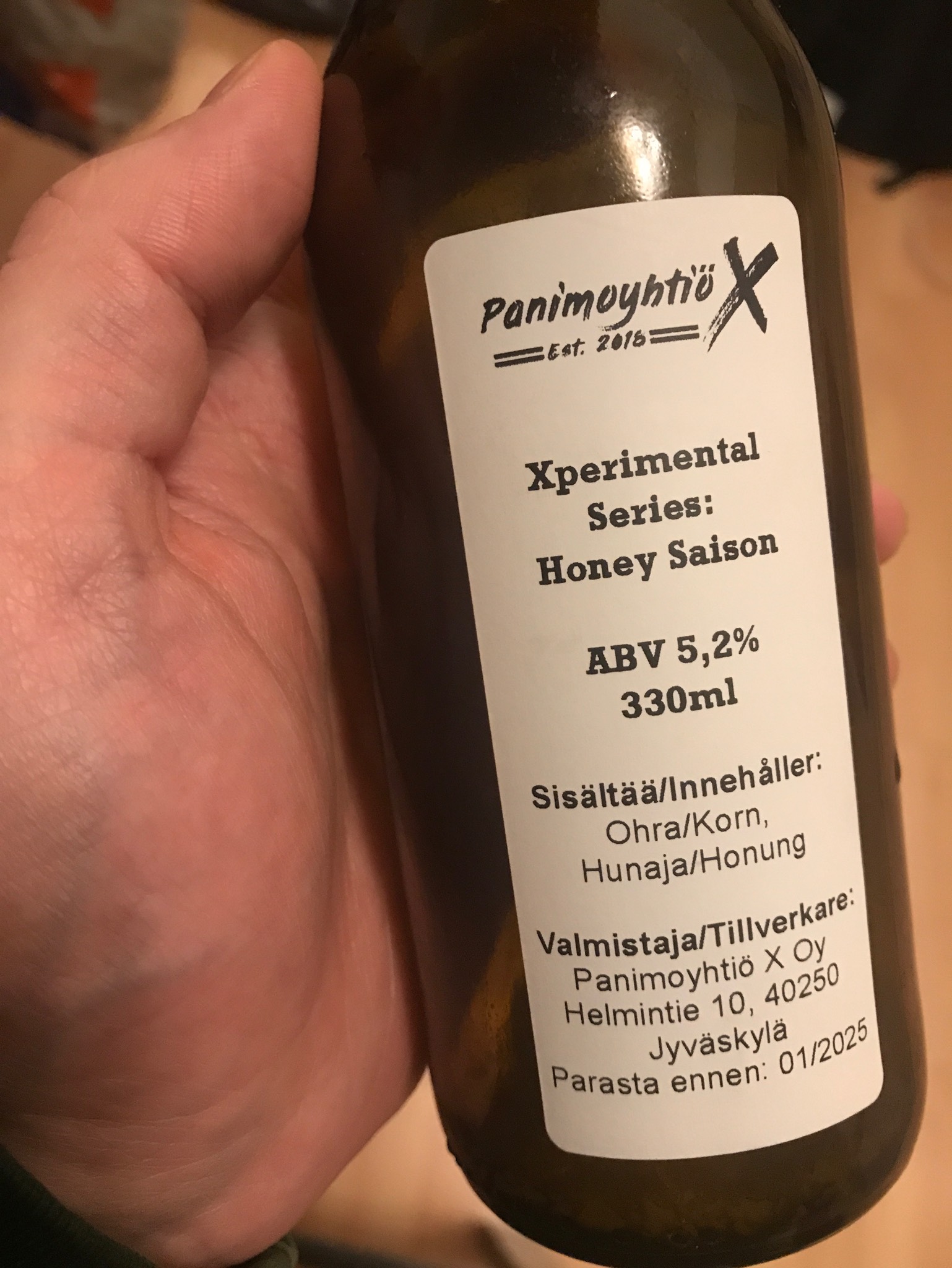 Xperimental Series: Honey Saison, Finland
