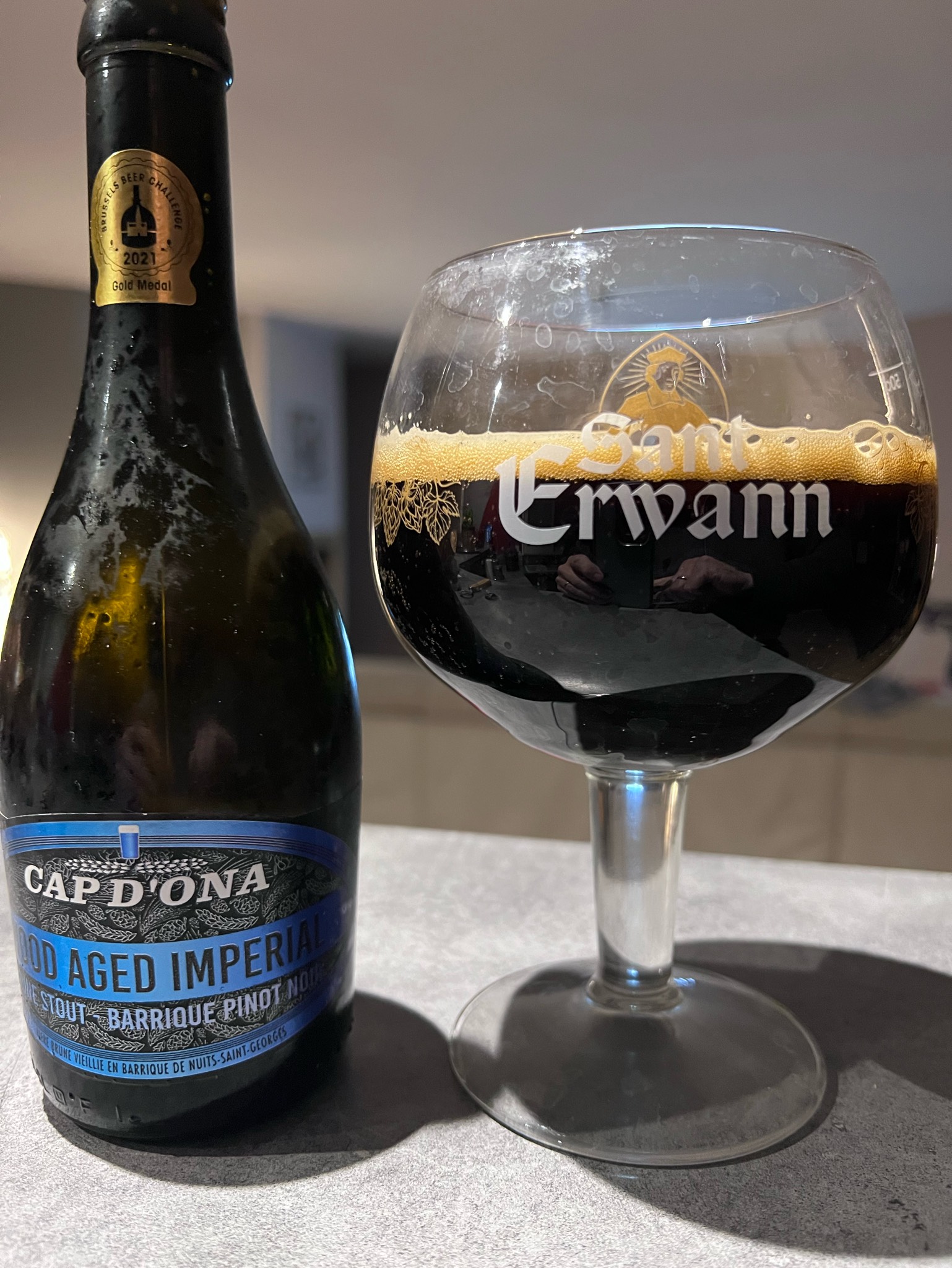 Wood Aged Imperial Brune Stout Barrique Pinot Noir, France