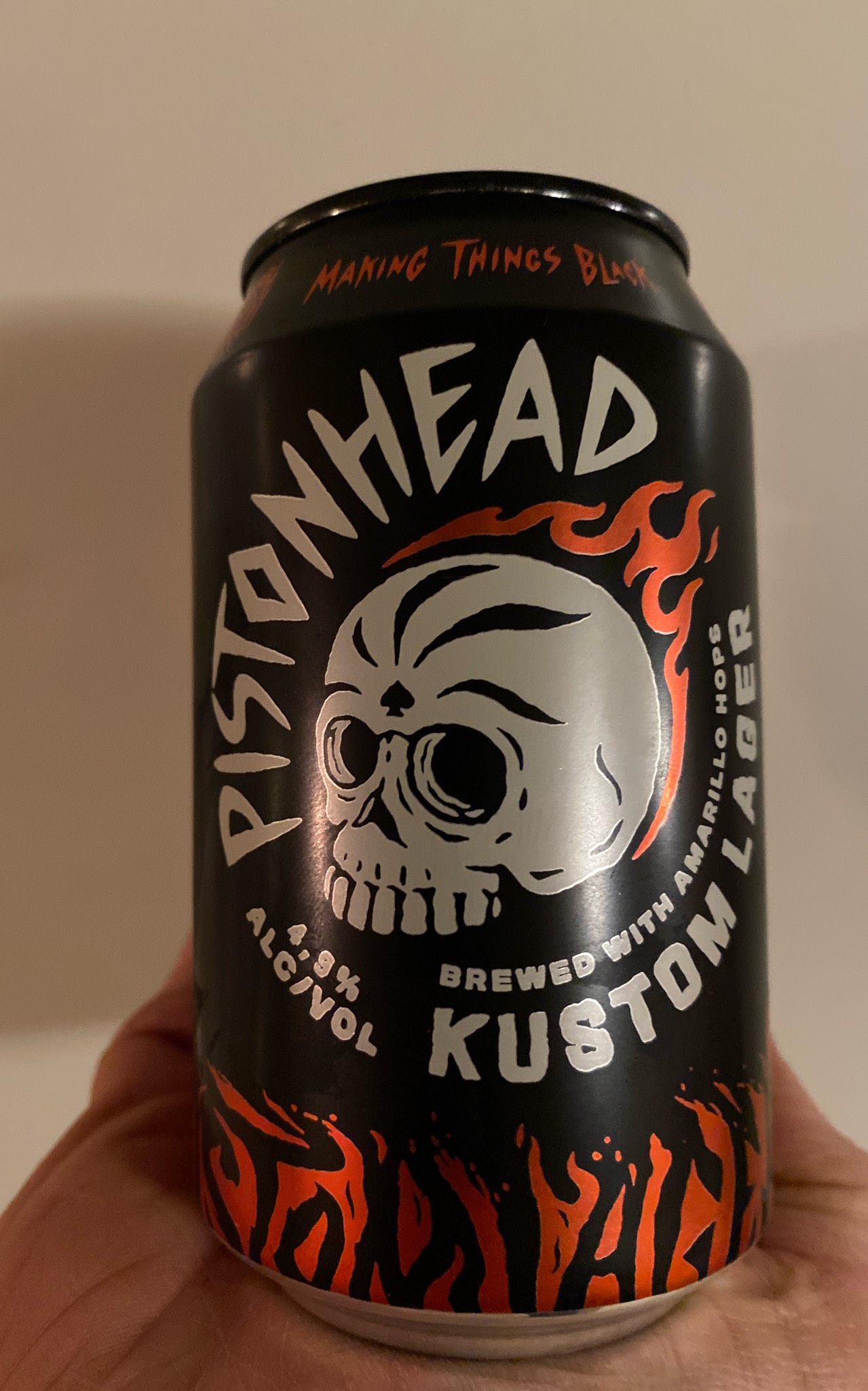 Pistonhead Kustom Lager 4.9 Brutal Brewing (Spendrups Bryggeri