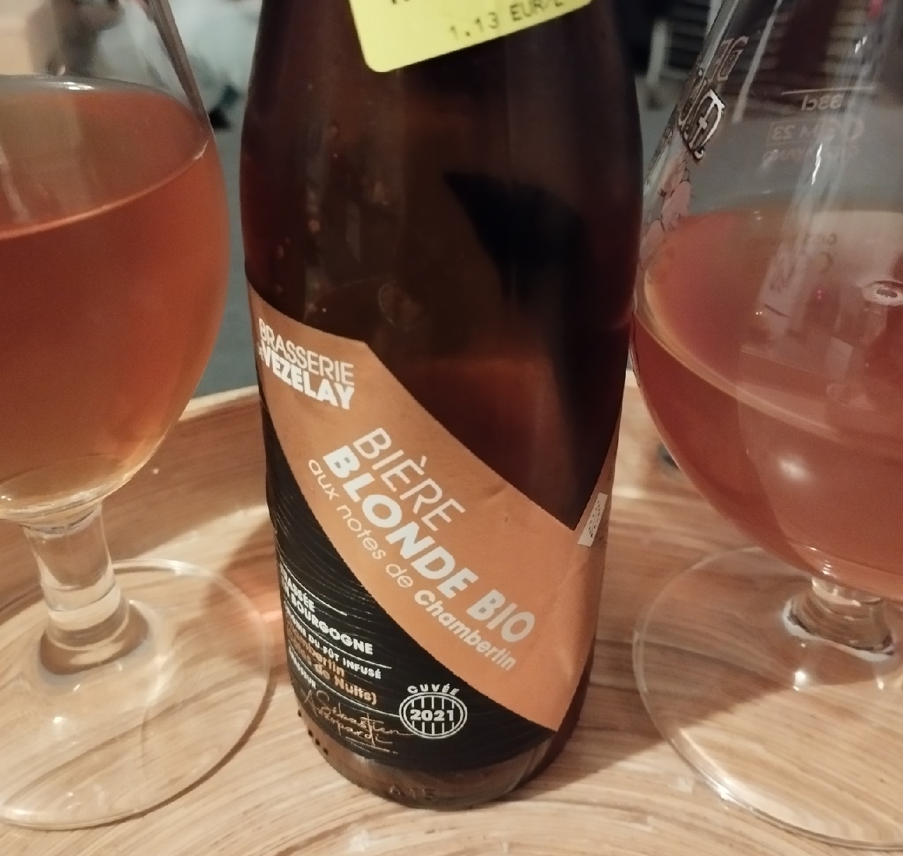 Bière Blonde Bio aux Notes de Chambertin, France