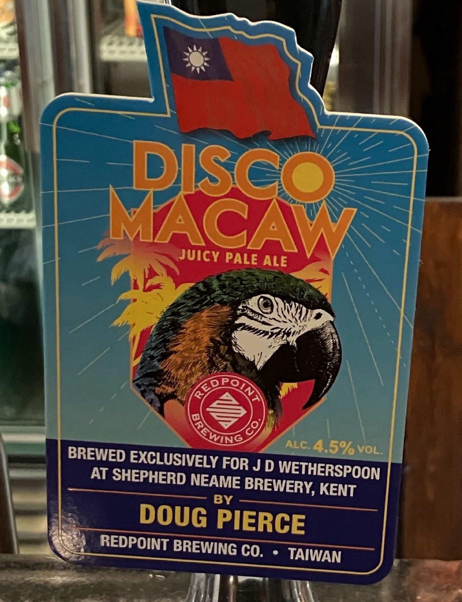 Disco Macaw, Taiwan
