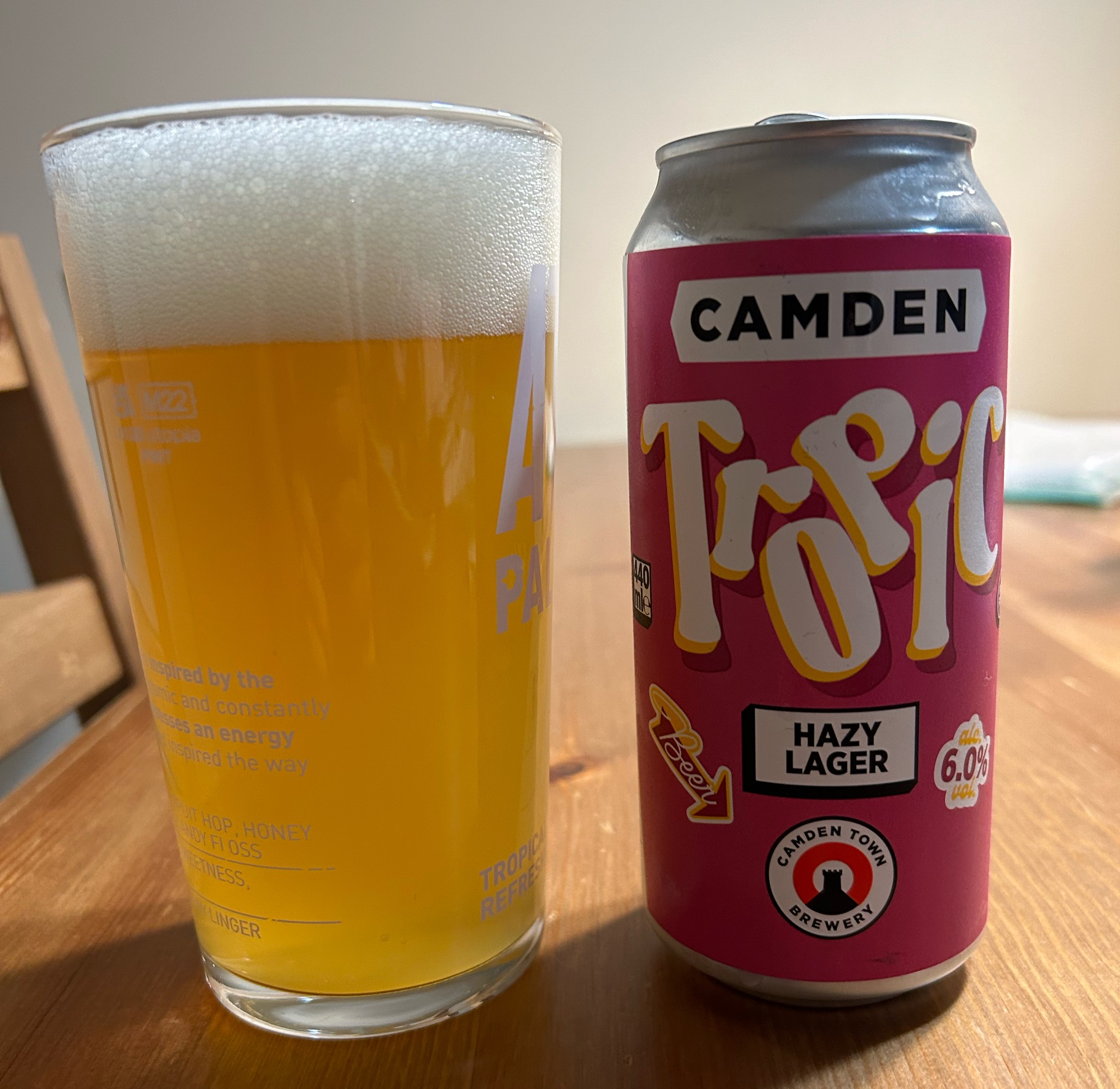 Tropic Hazy Lager, England