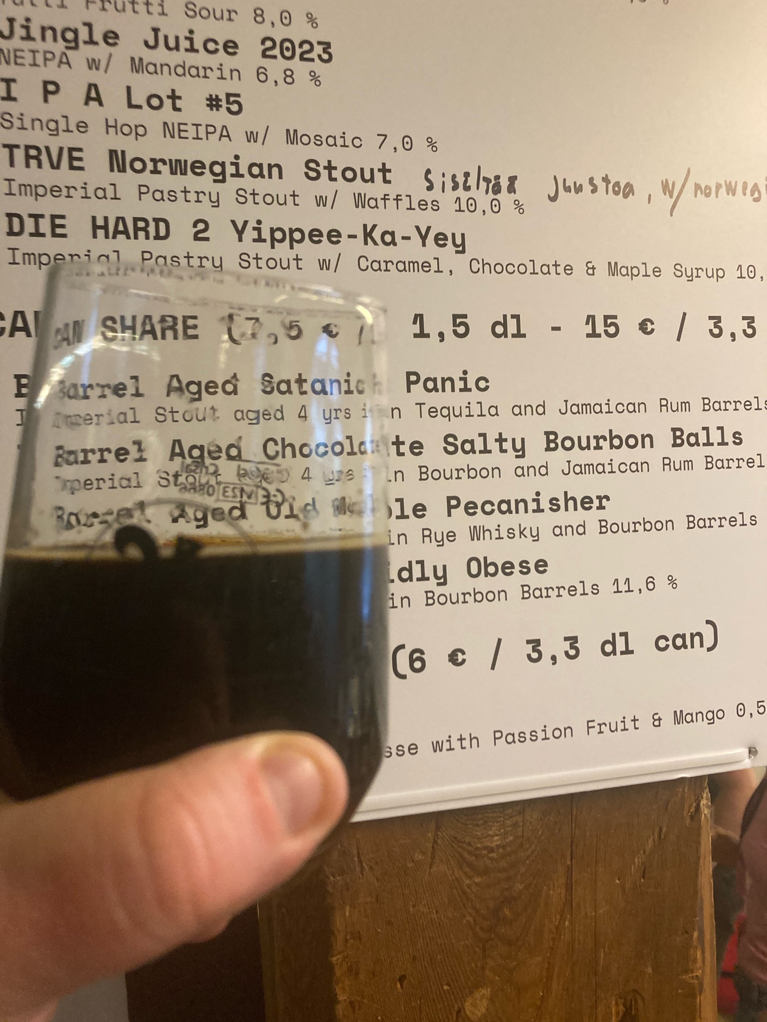 Trve Norwegian Jól Stout - Waffle, Browncheese And Jam, Norway