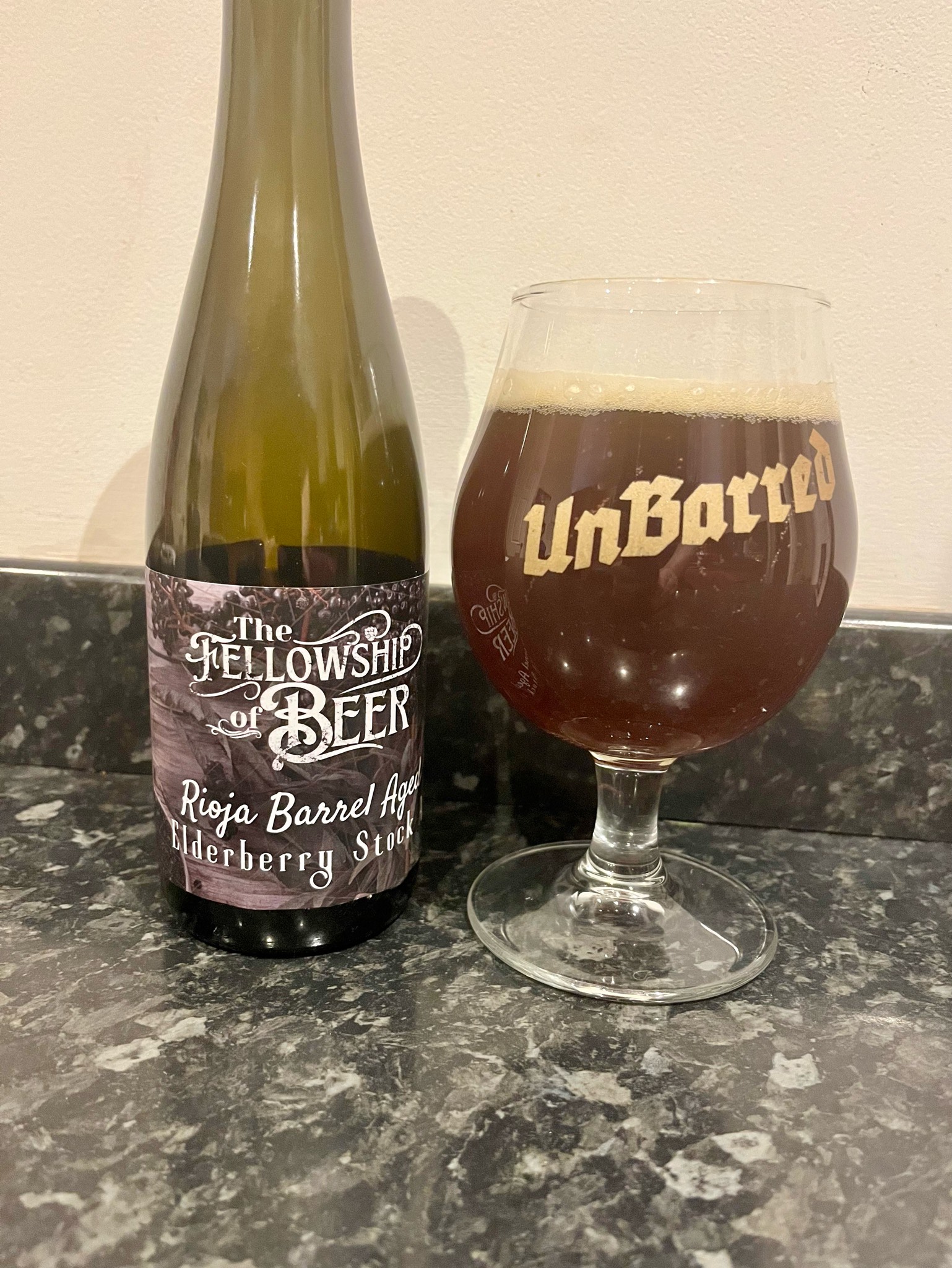 Rioja Barrel Aged Elderberry Stock Ale, England