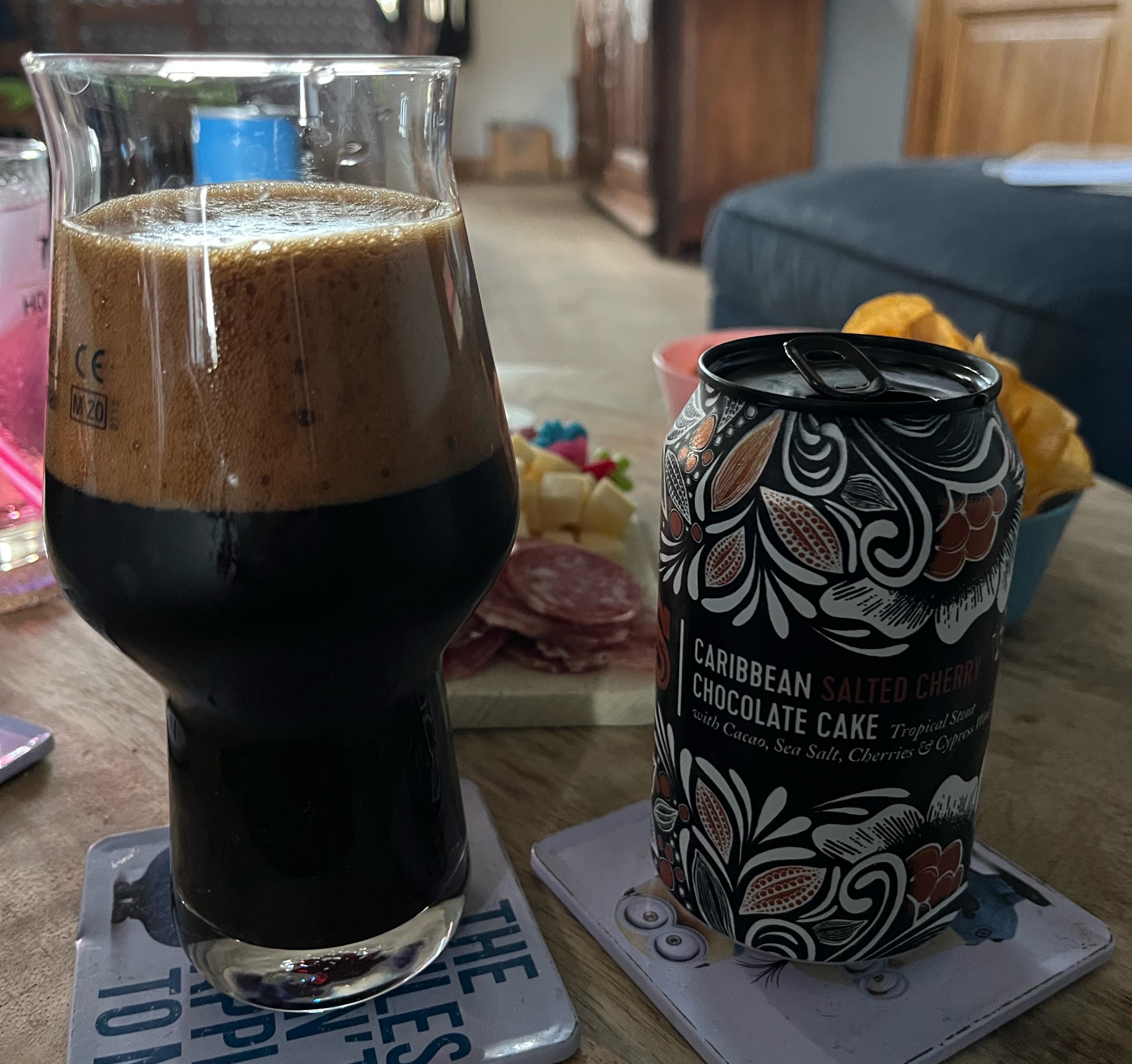 Caribbean Salted Cherry Chocolate Cake, England