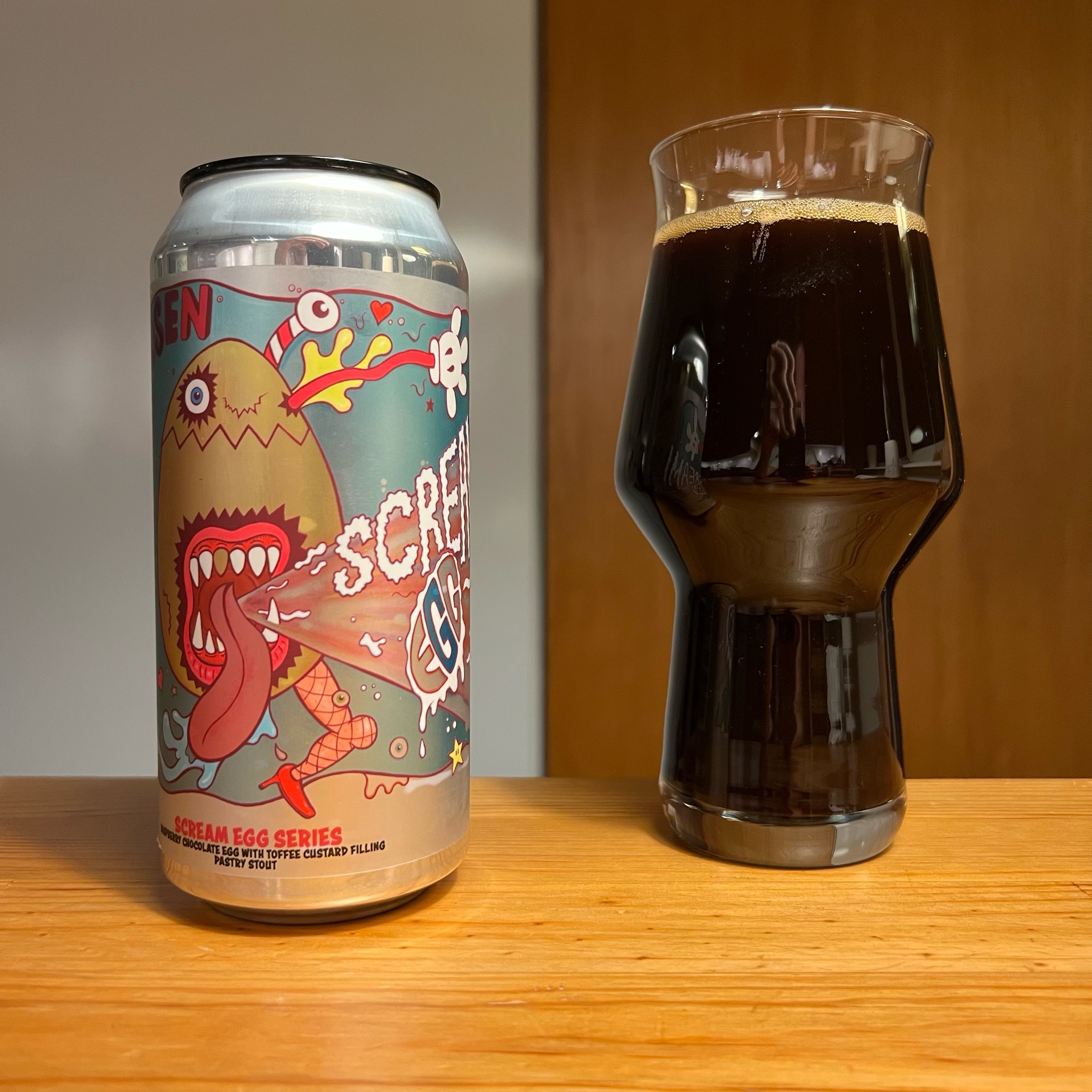 Scream Egg Series - Raspberry Chocolate Egg With Toffee Custard Filling, Norway