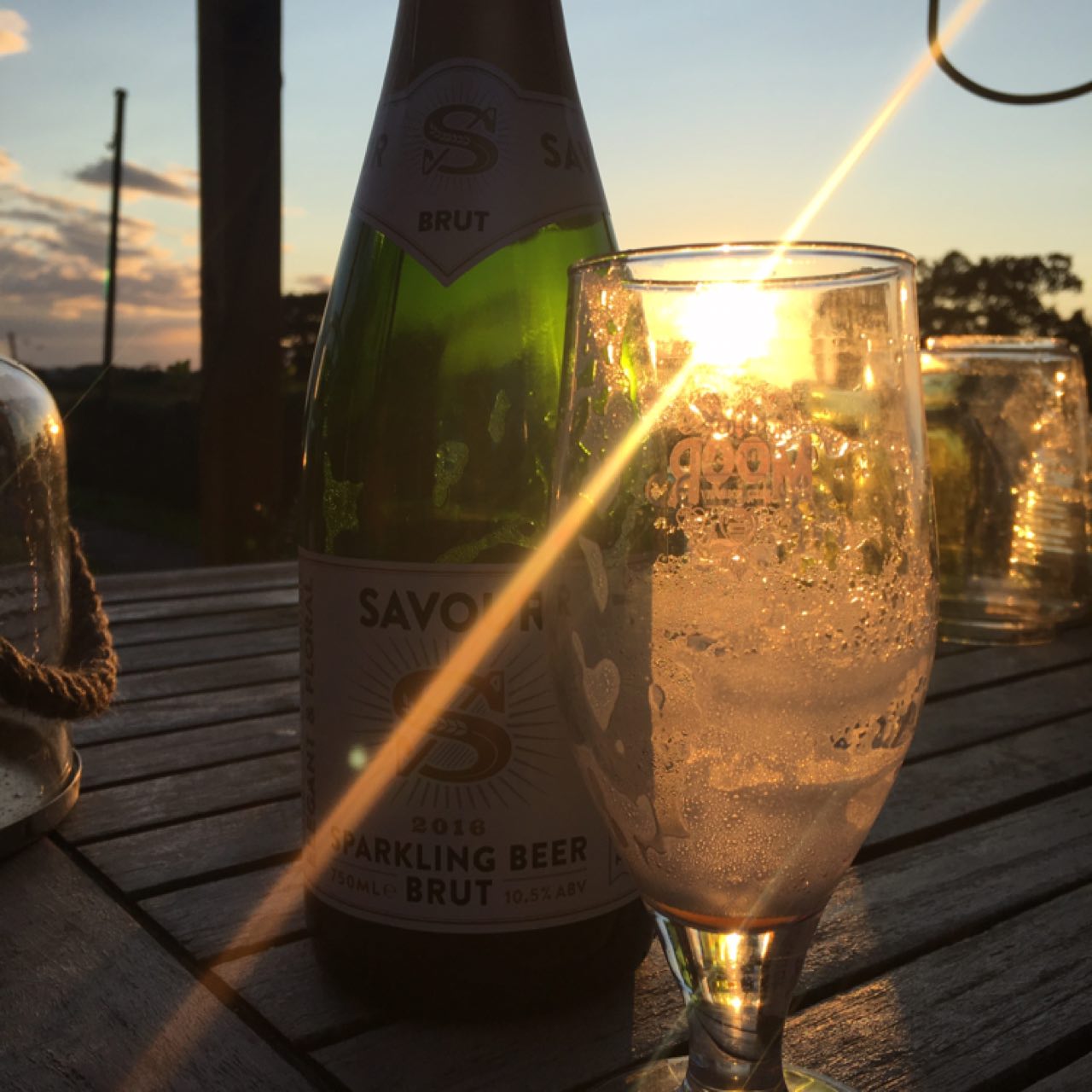 Sparkling beer brut, England