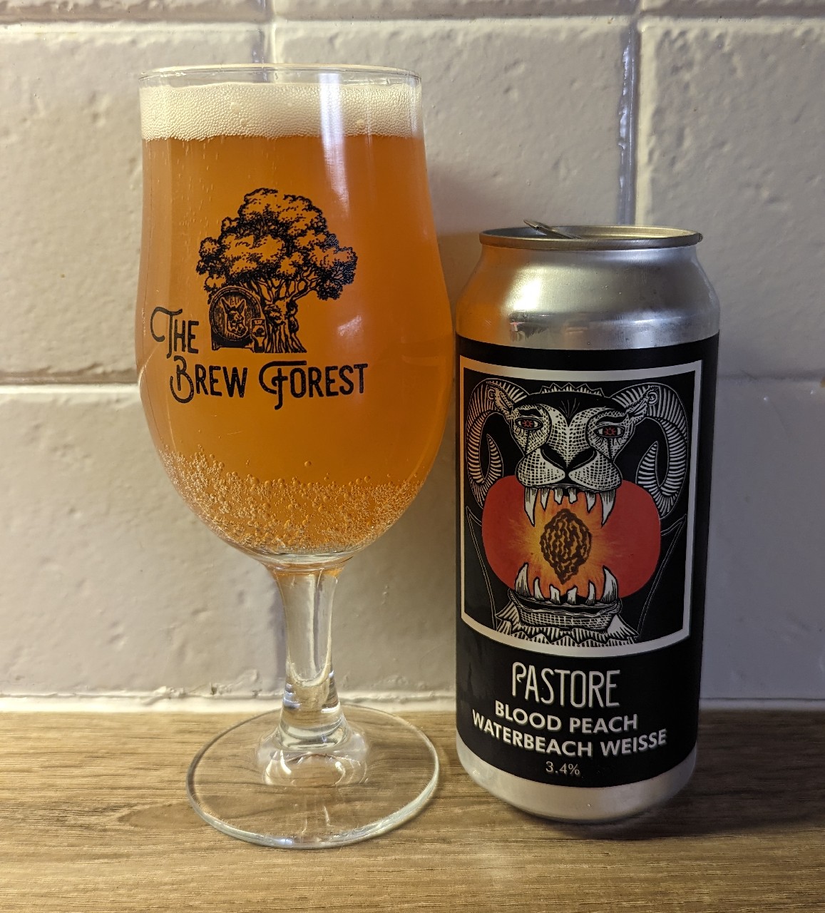 Blood Peach Waterbeach Weisse, Pastore Brewing And Blending Ltd