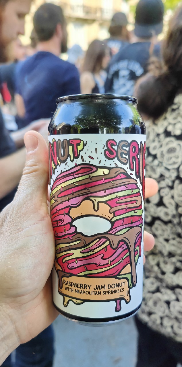 Donut Series - Raspberry Jam Donut With Neapolitan Sprinkles, Norway