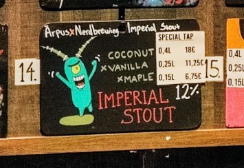 Ārpus x Nerdbrewing Coconut x Vanilla x Maple Imperial Stout, Latvia