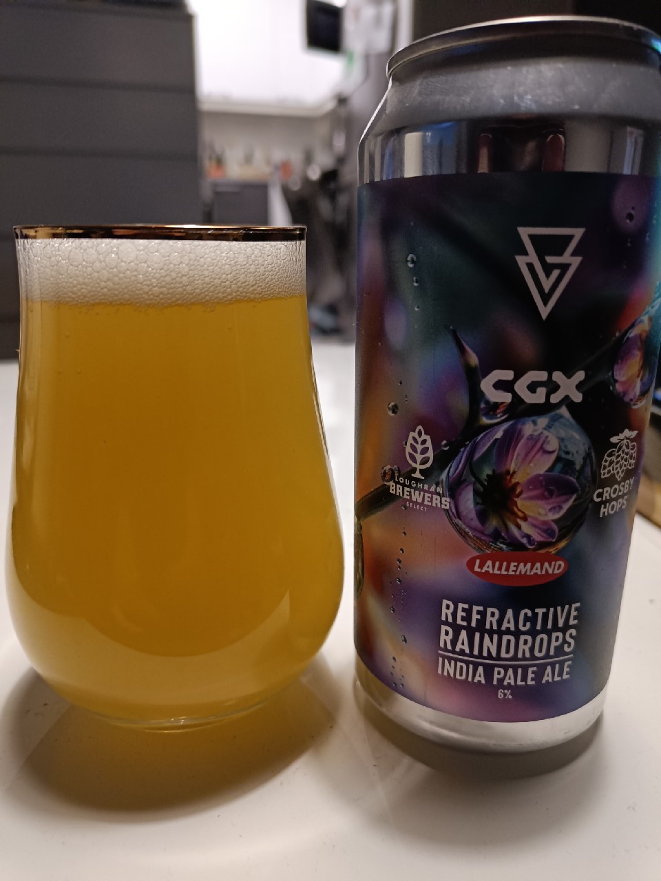 Refractive raindrops, Azvex Brewing Company