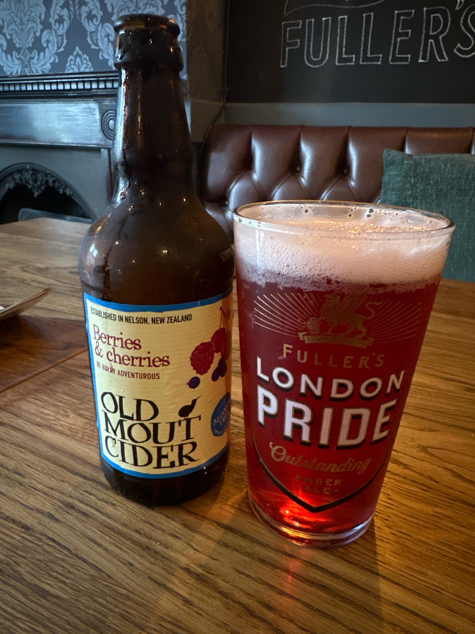 Old Mout Cider : Berries & Cherries (Alcohol Free), New Zealand