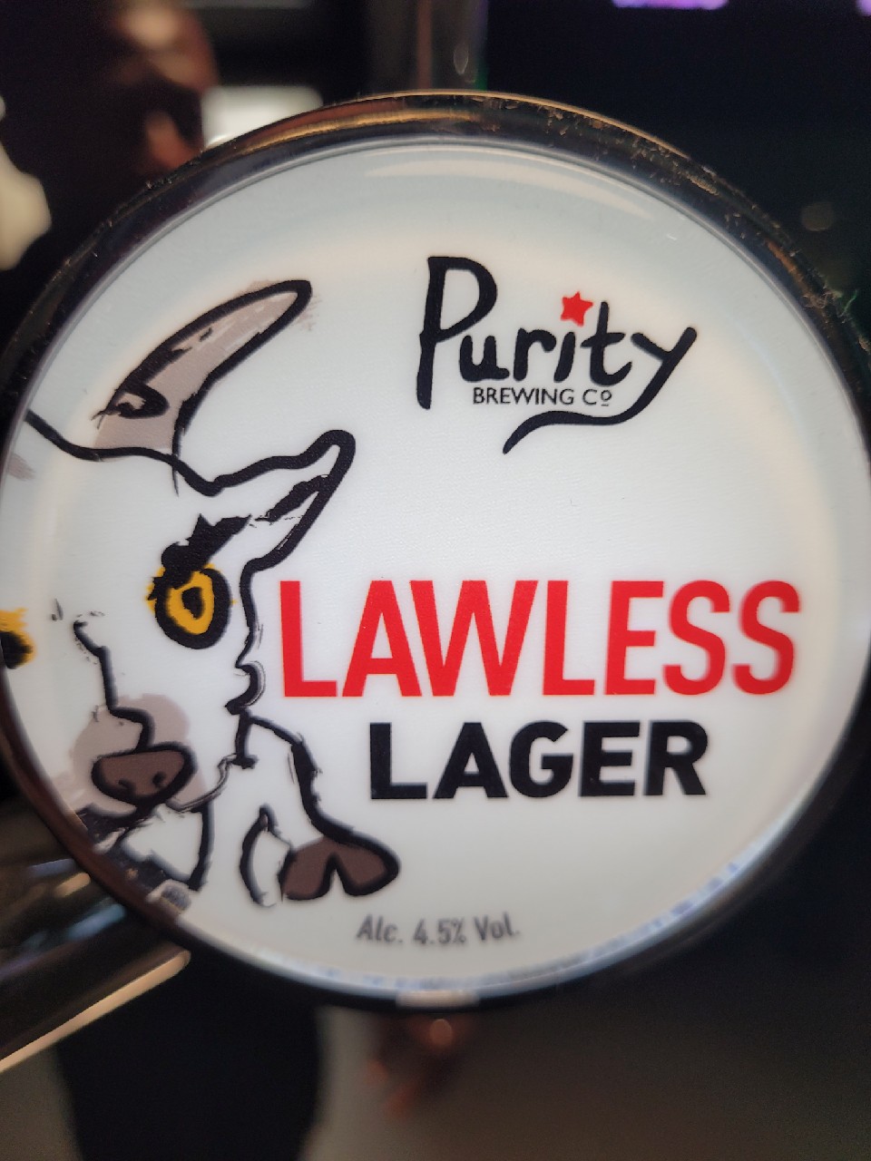 Lawless Unfiltered Lager, England