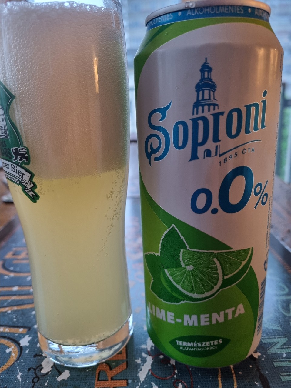 Soproni Radler 0.0% Lime-Menta, Hungary