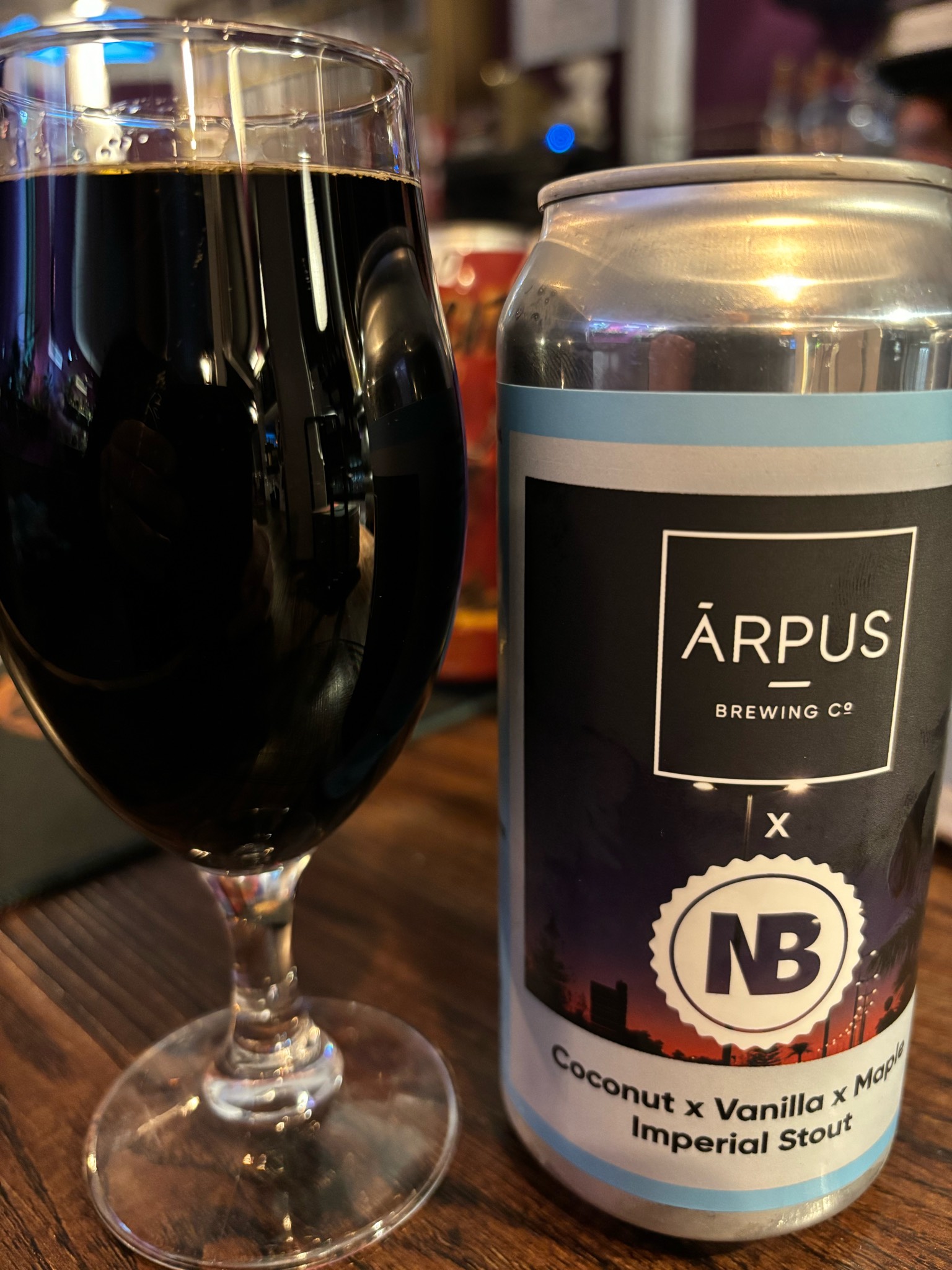 Ārpus x Nerdbrewing Coconut x Vanilla x Maple Imperial Stout, Latvia