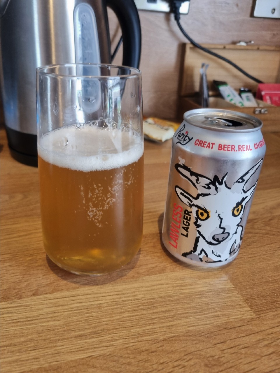 Lawless Unfiltered Lager, England