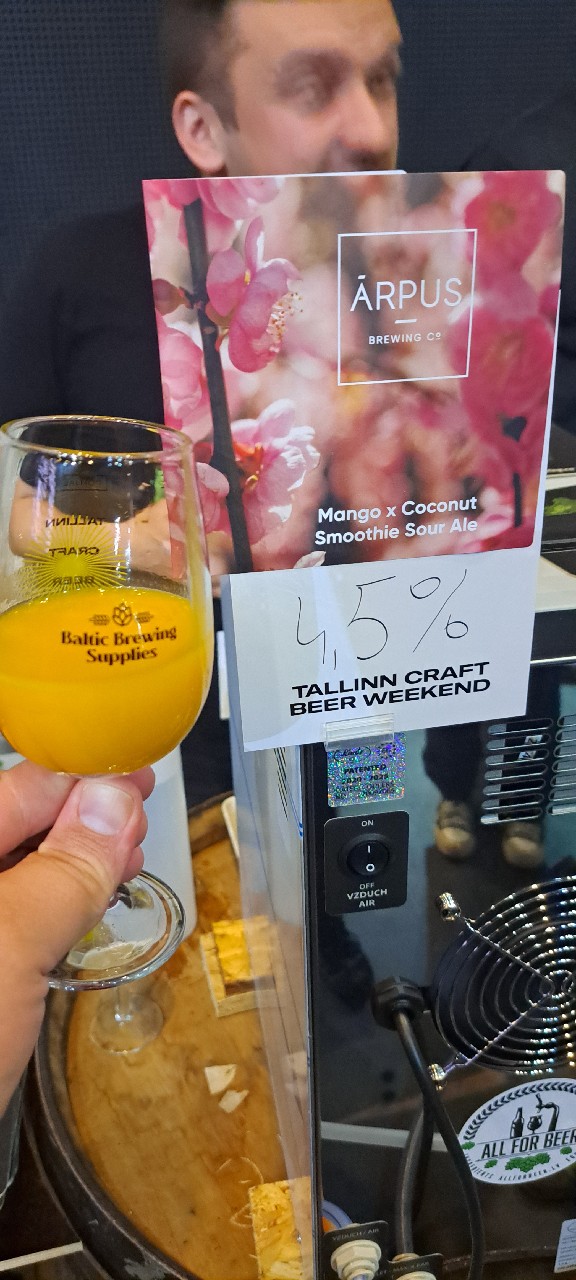 Mango x coconut smoothie sour ale, Latvia