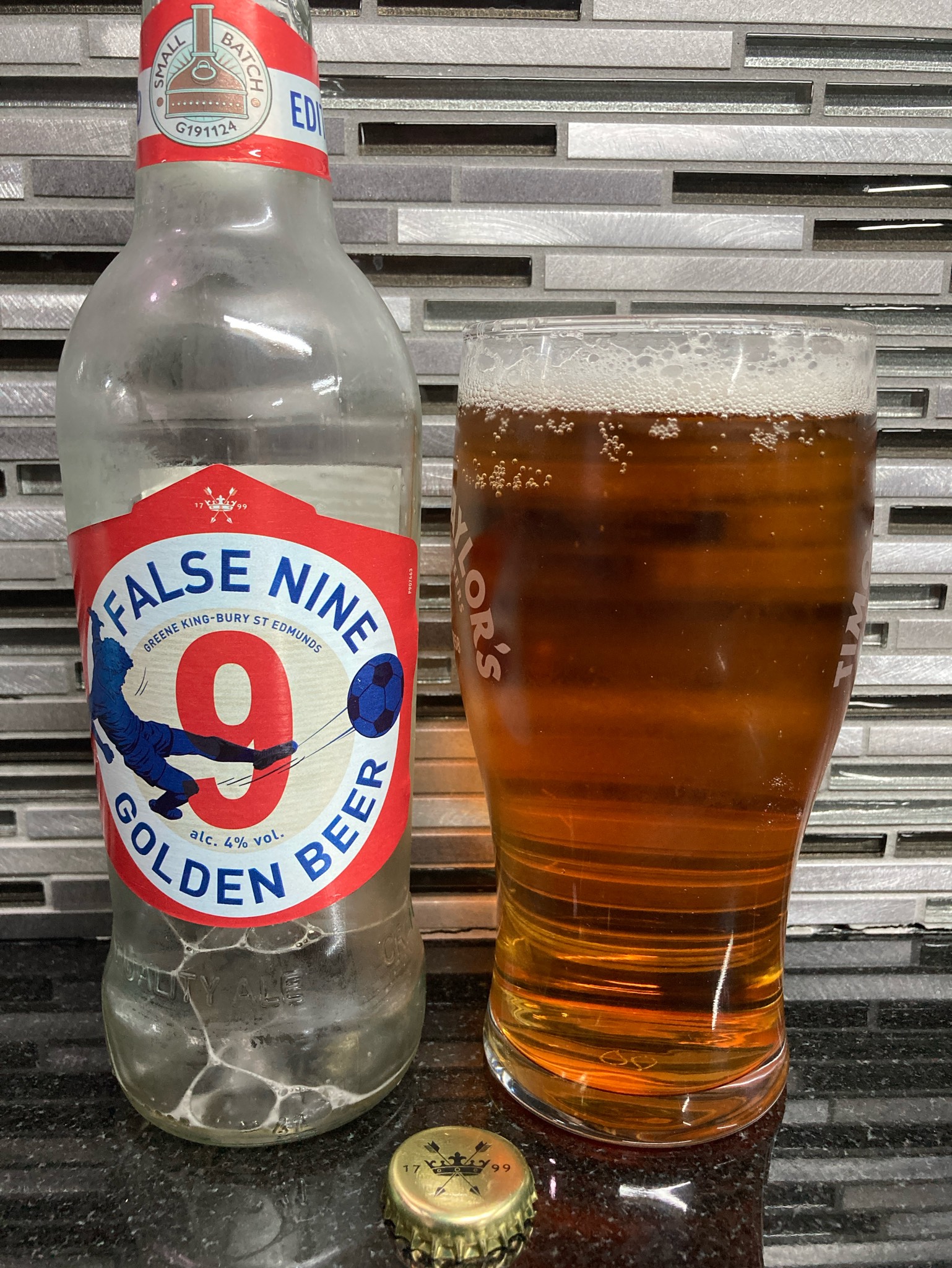 False Nine Golden Beer, England