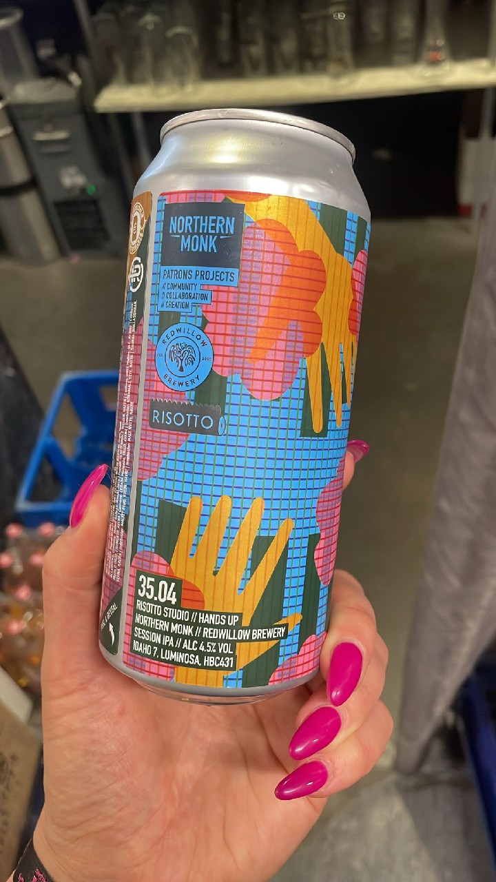 Patrons Project 35.04 // Risotto Studio // Hands Up // Session IPA, England