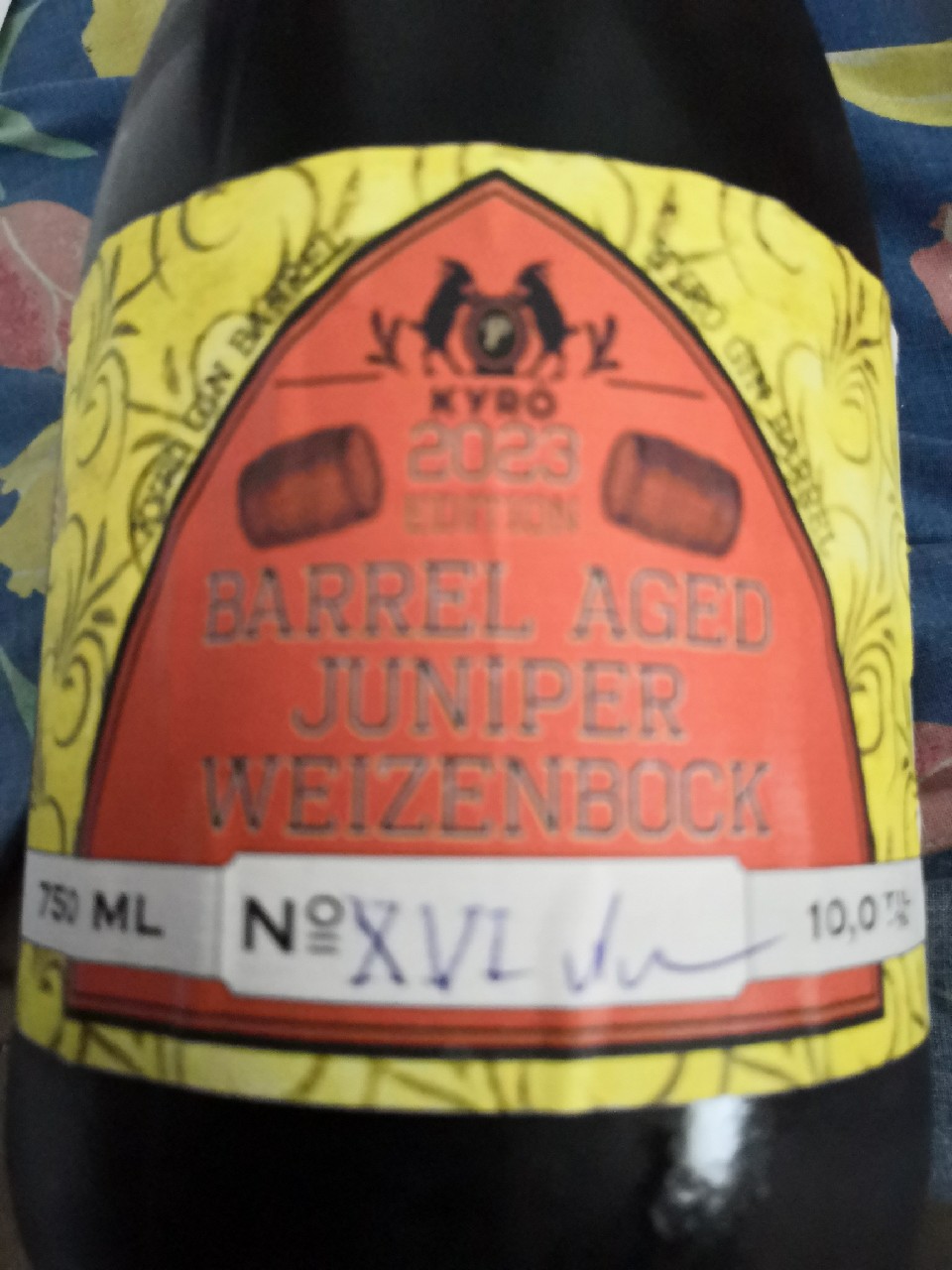 Barrel Aged Juniper Weizenbock, Finland