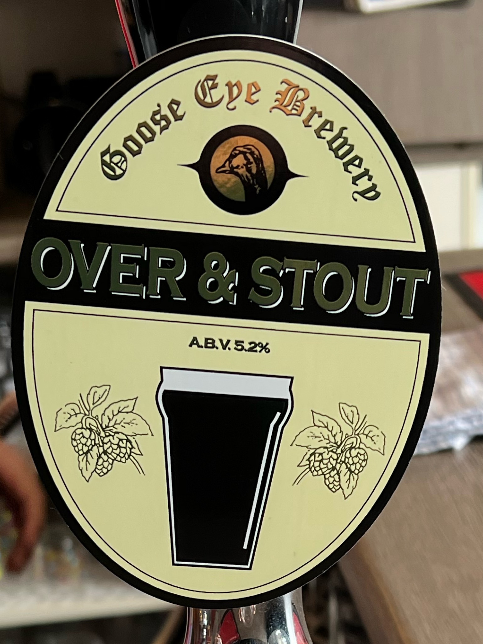 Over & Stout, Goose Eye Brewery
