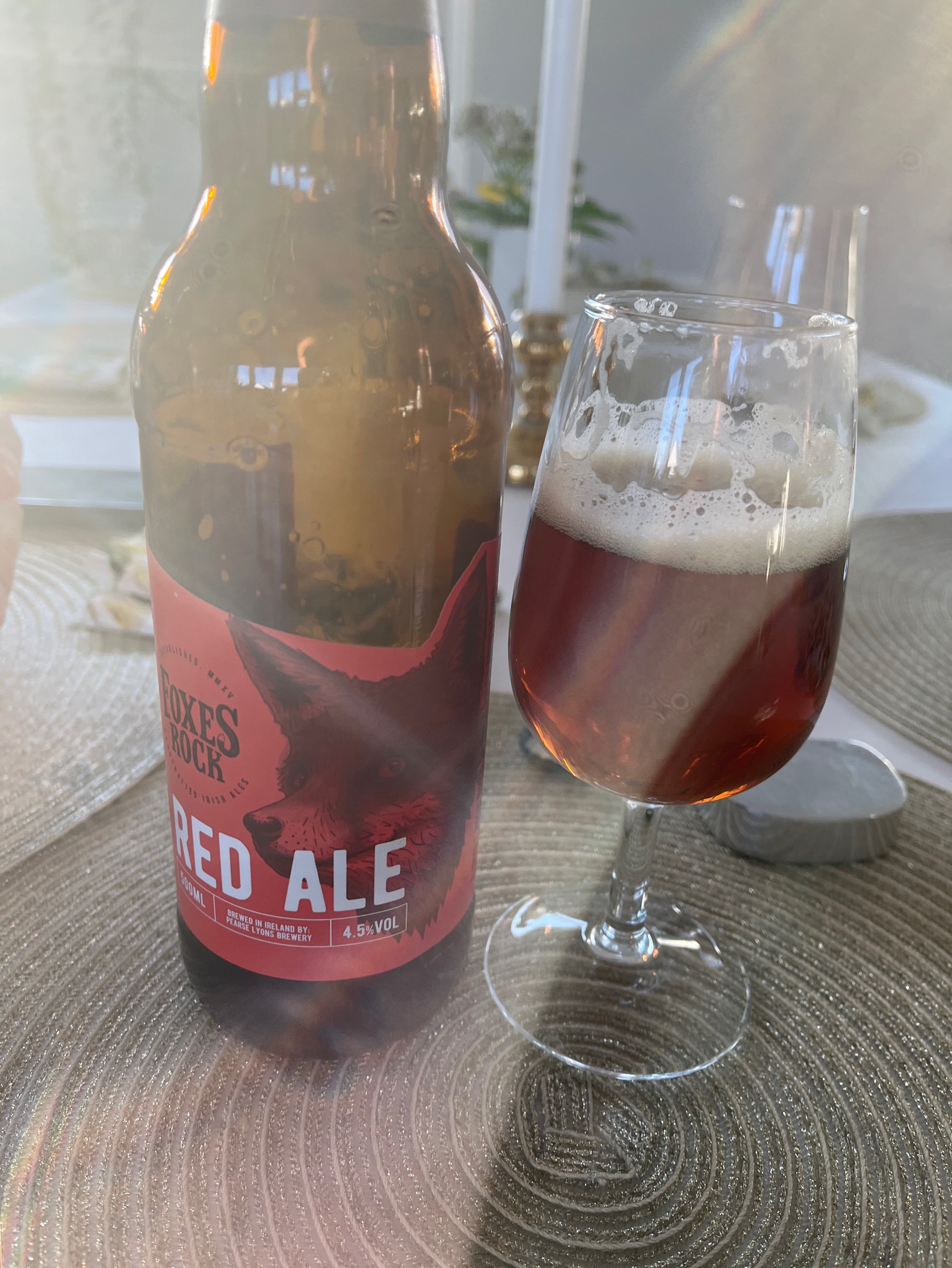 The Foxes Rock Red Ale, Northern Ireland