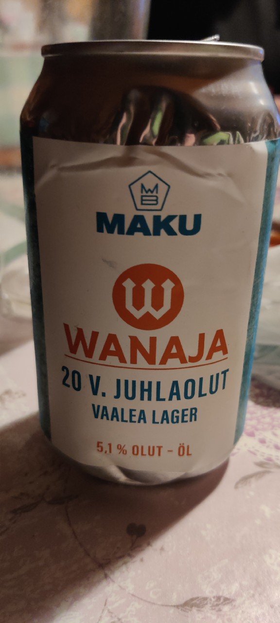 Wanaja 20 V. Juhlaolut vaalea lager, Finland
