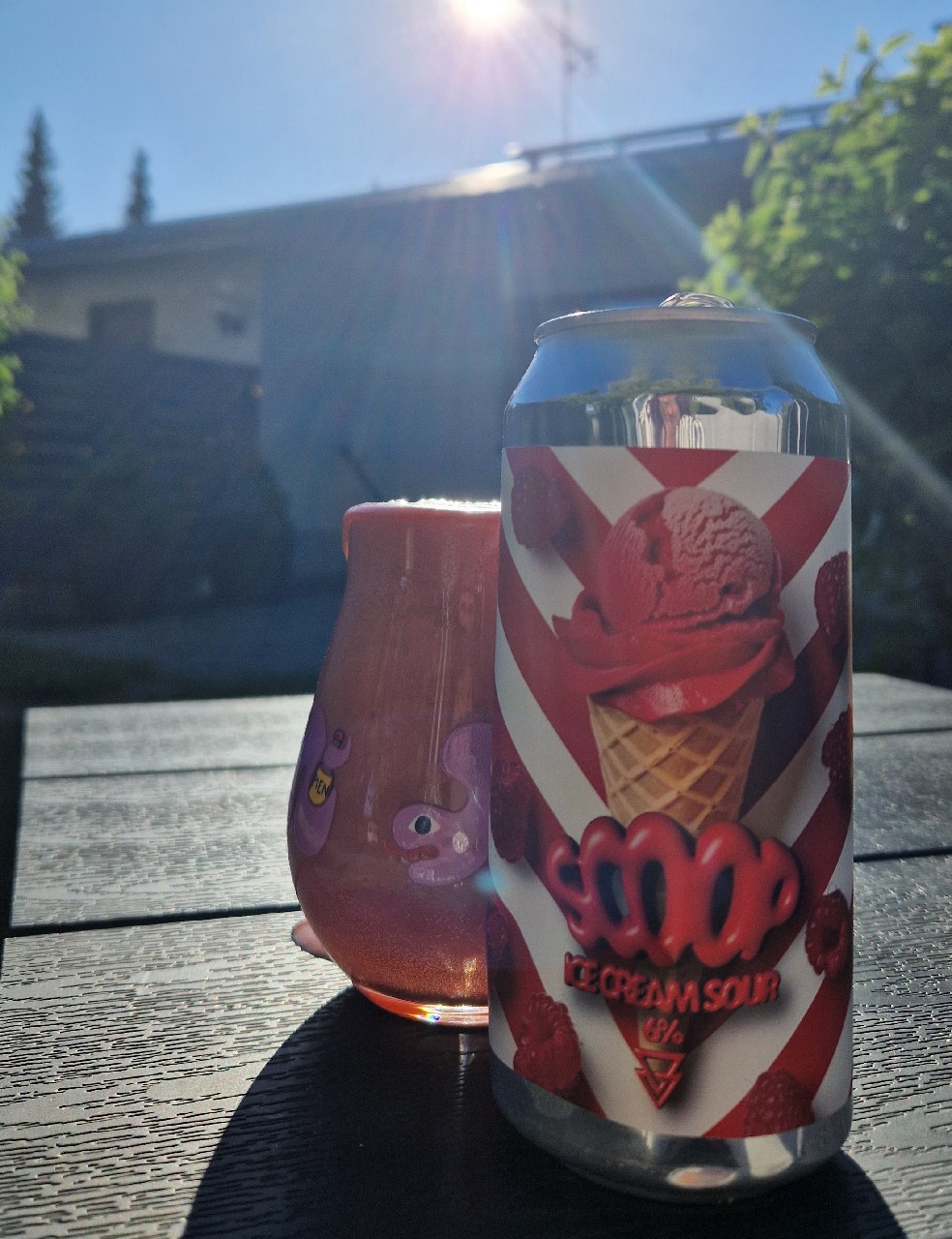 Scoop - Raspberry Ice Cream, England