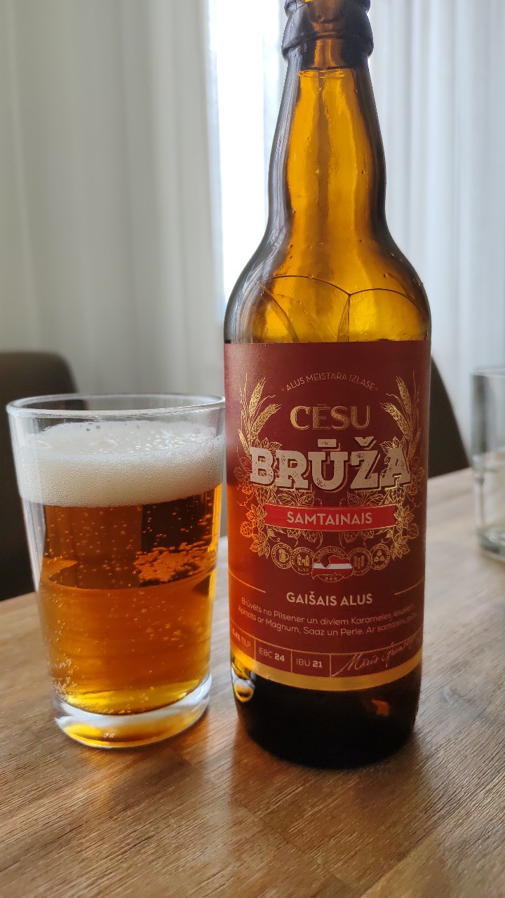Brūža Samtainais, Latvia