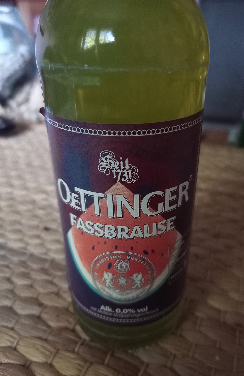 Oettinger Fassbrause Melone Grapefruit, Germany