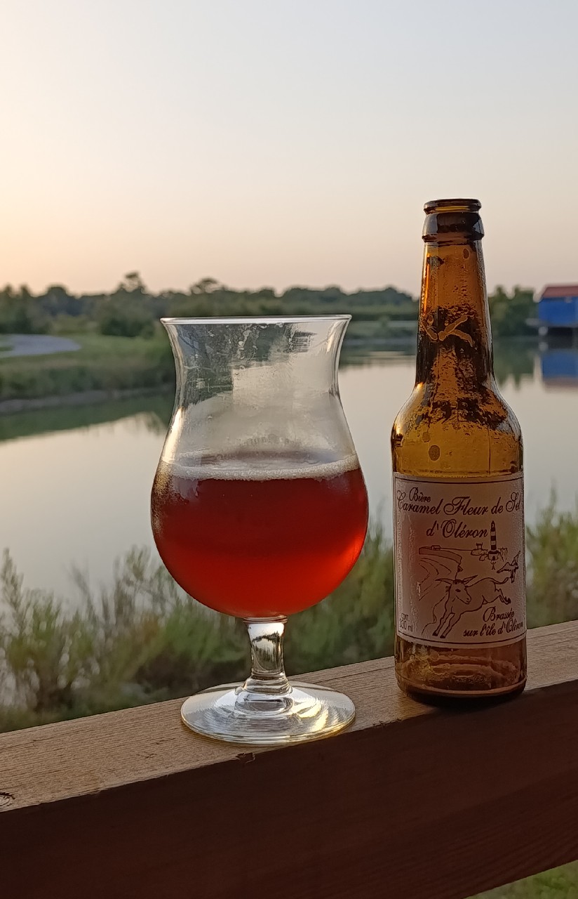 Bière Caramel Fleur de Sel d'Oléron, France