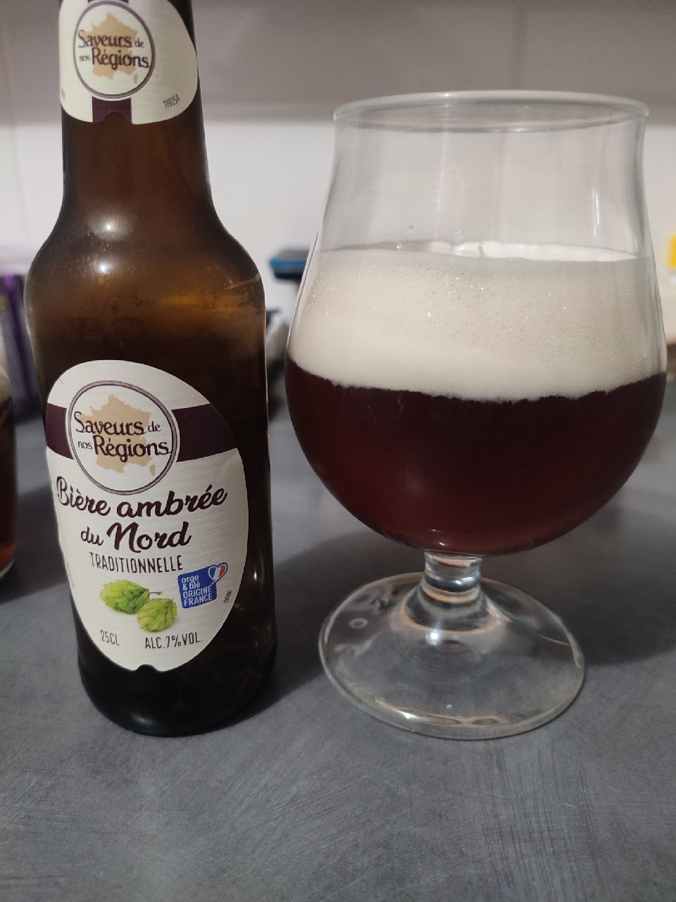 Saveurs De Nos Régions - Bière Ambrée Du Nord, France