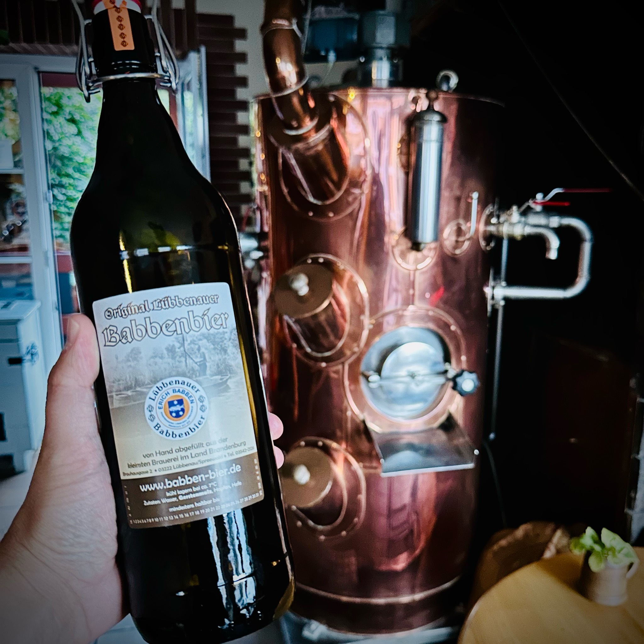 Lübbenauer Babbenbier Dunkel Spezial, Erich Babben Brauerei, Lübbenau