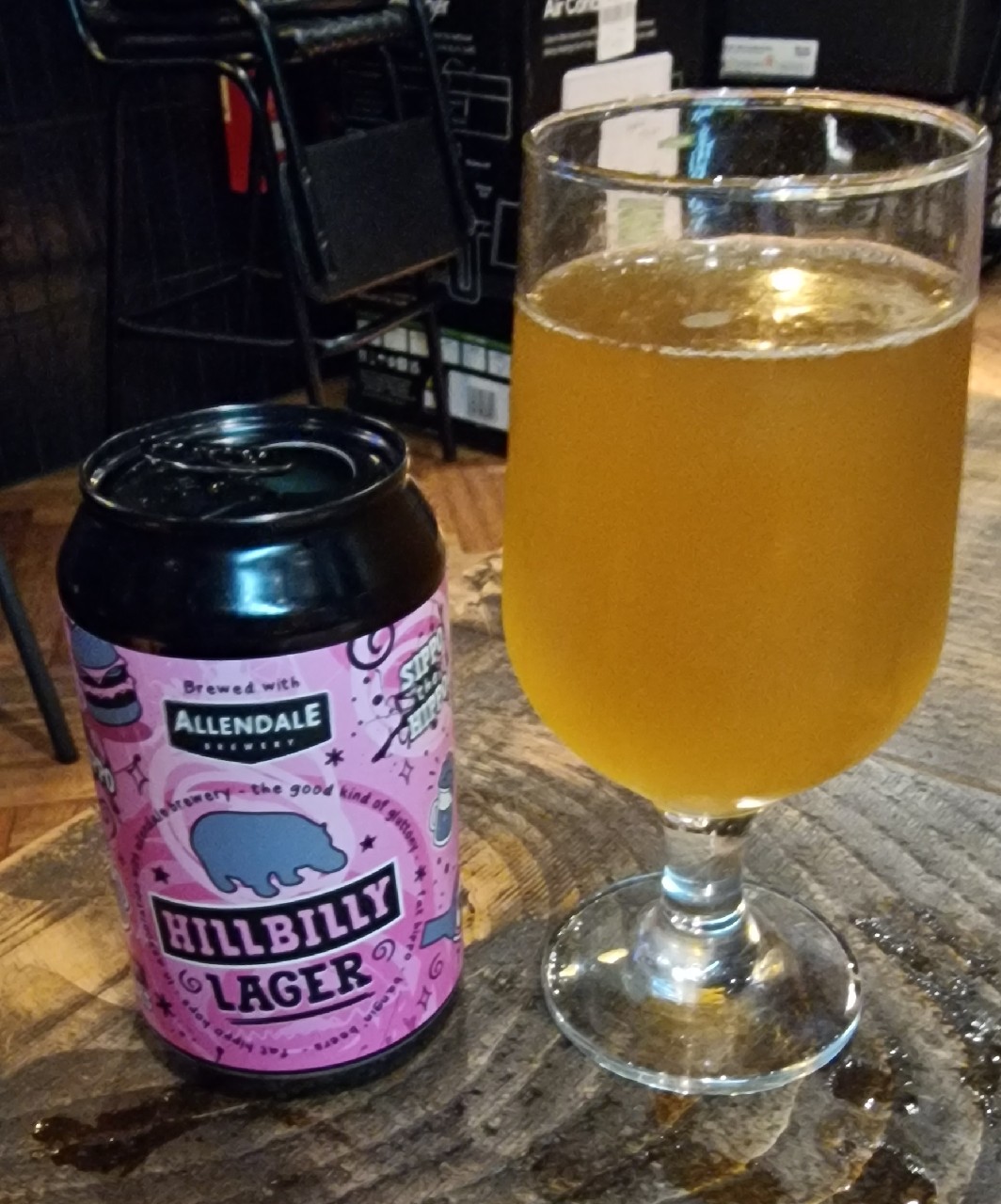 Fat Hippo Hillbilly Lager, England