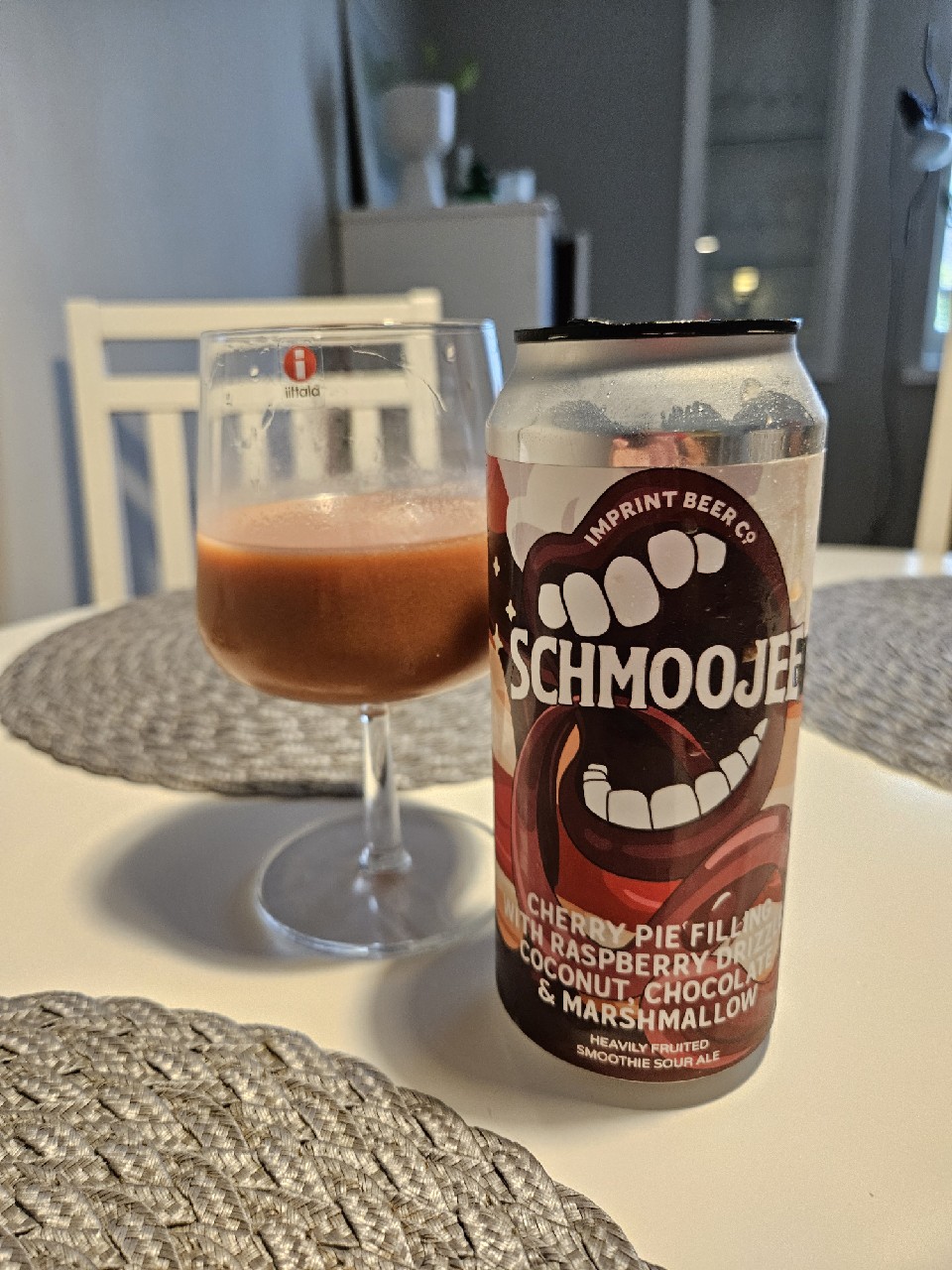 Schmoojee Cherry Pie Filling with Raspberry Drizzle, Coconut, Chocolate & Marshmallow, United States