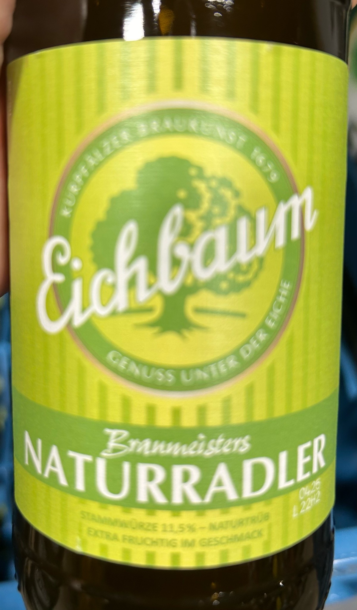 Eichbaum Natural Radler, Germany