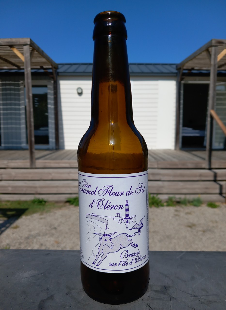 Bière Caramel Fleur de Sel d'Oléron, France