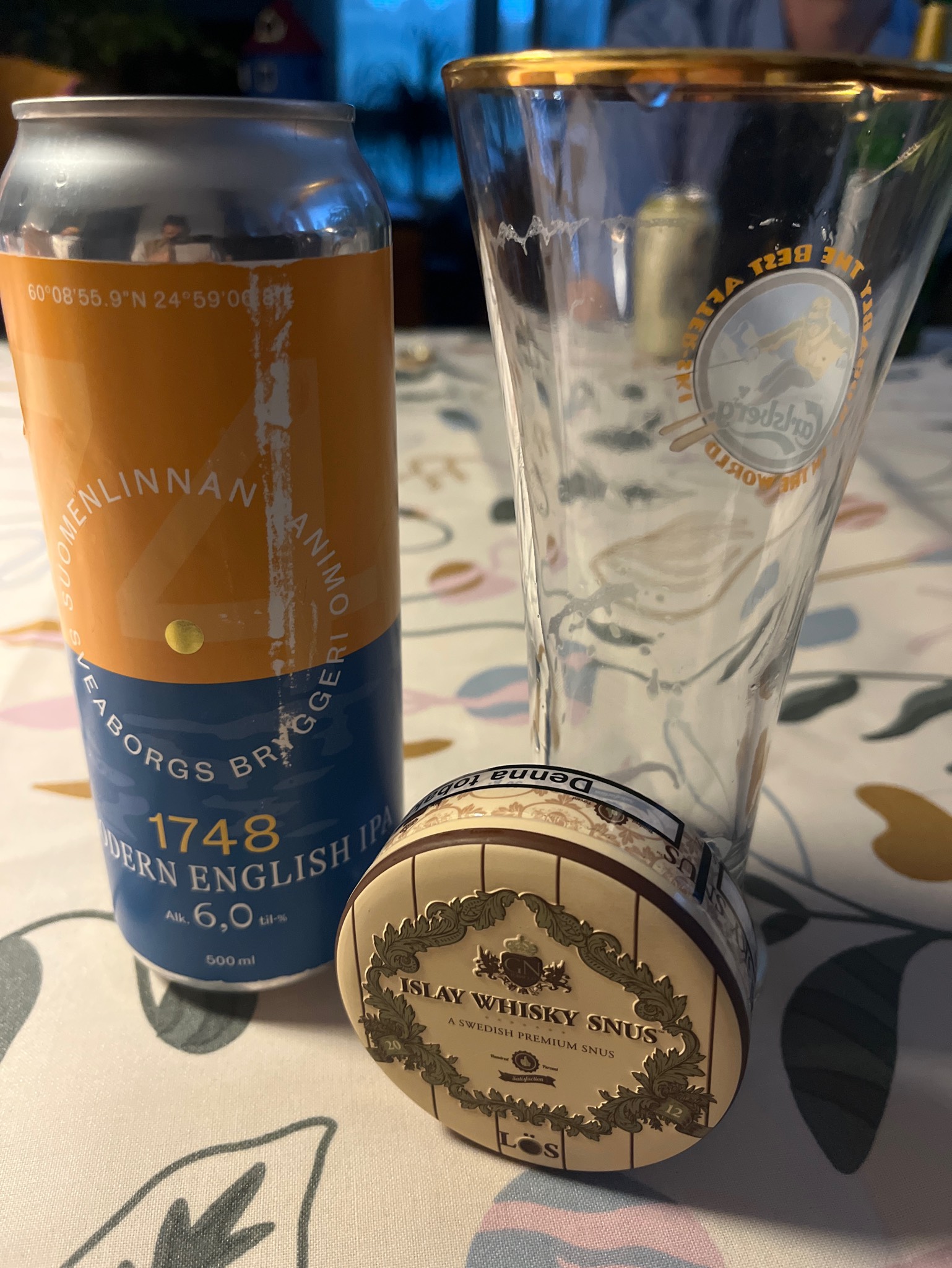 1748 Modern English IPA, Finland