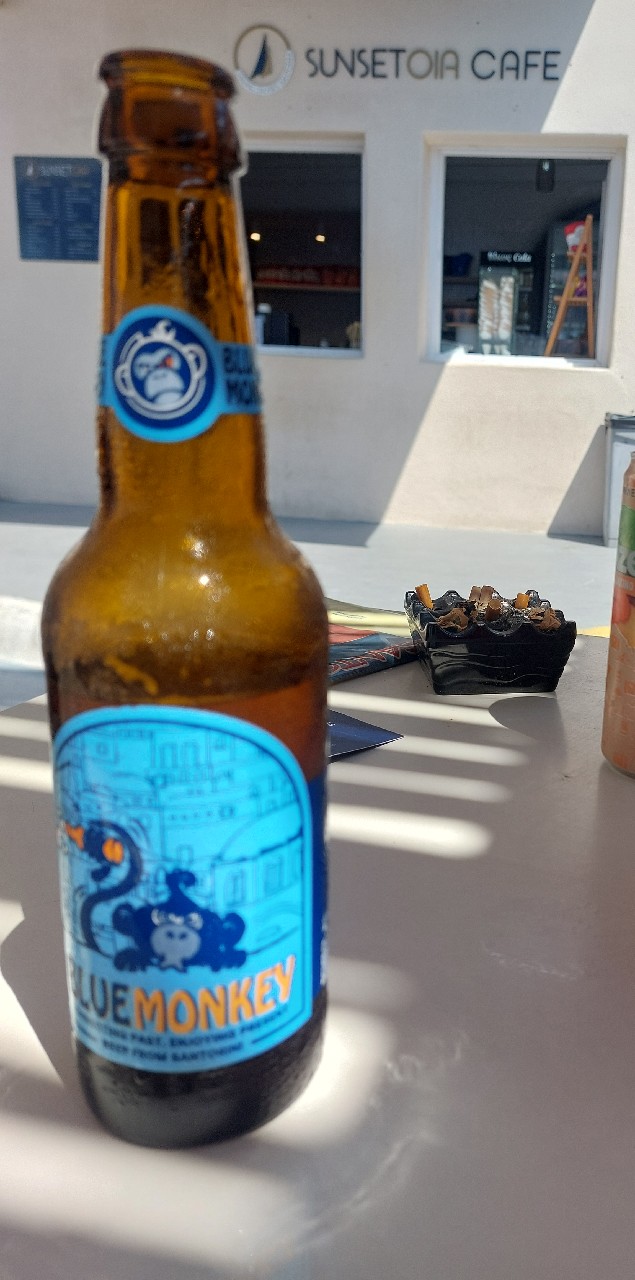 Blue Monkey Lager, Greece