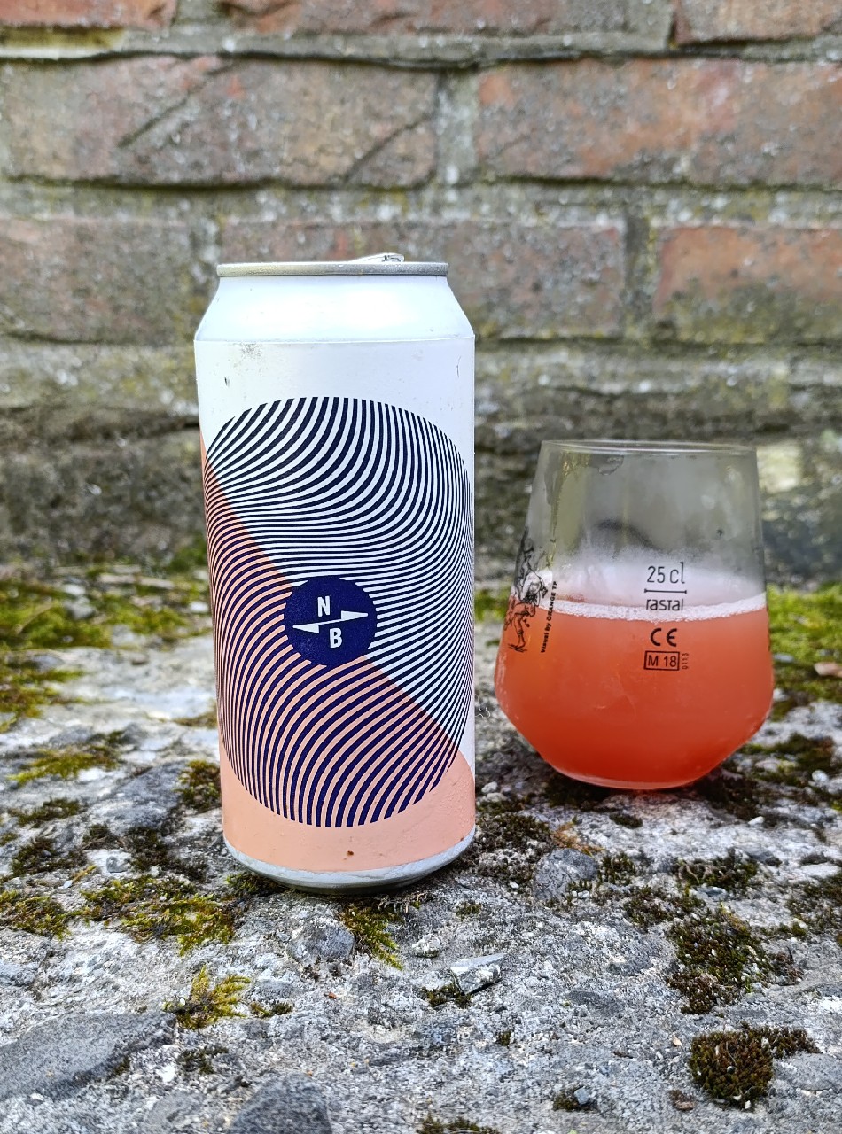 triple fruited gose: plum, peach, Jasmine tea, England