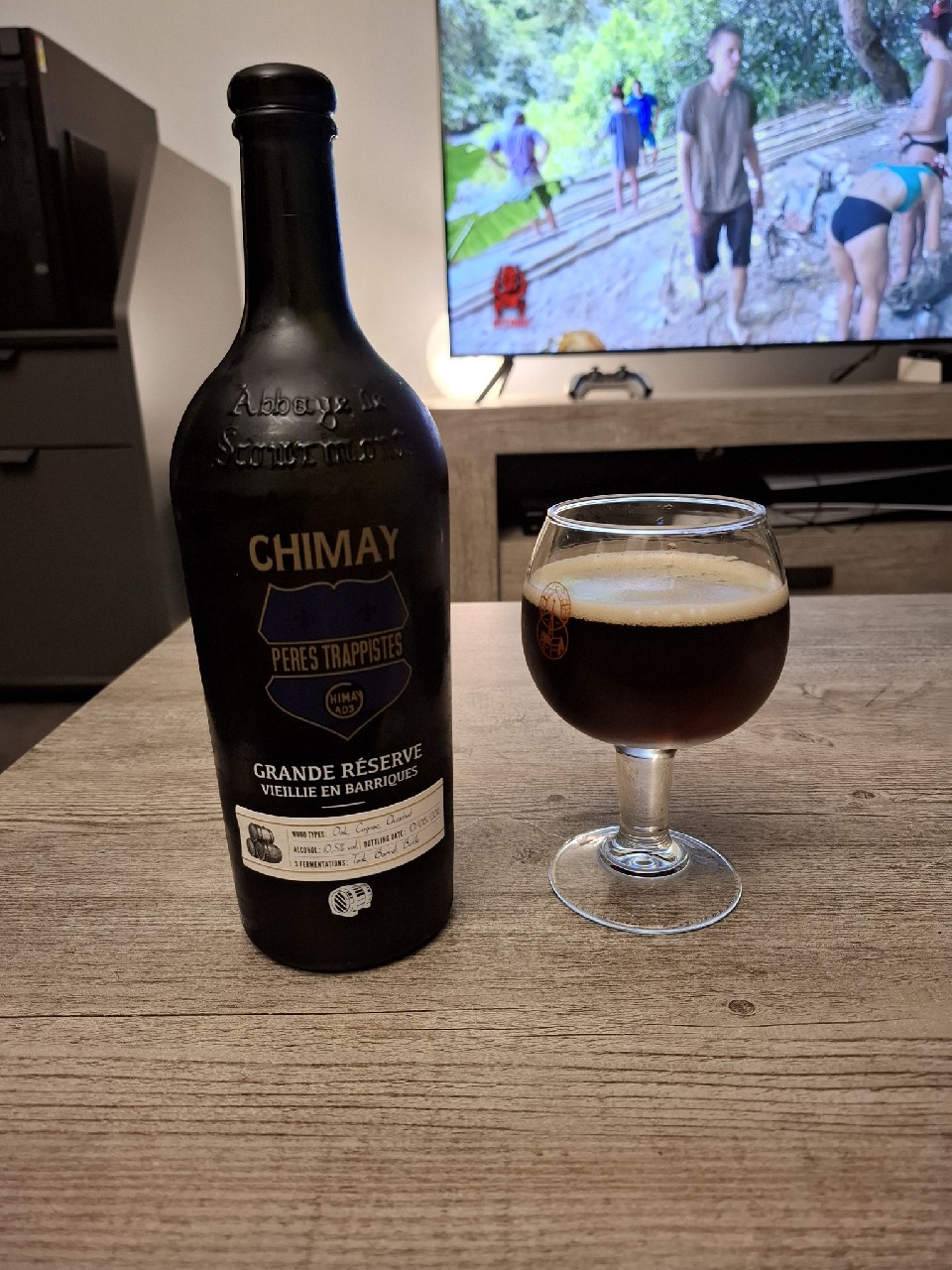 Chimay Grande Réserve Vieillie en Barriques - Chêne, Cognac, Châtaignier (10/08/2016), Belgium