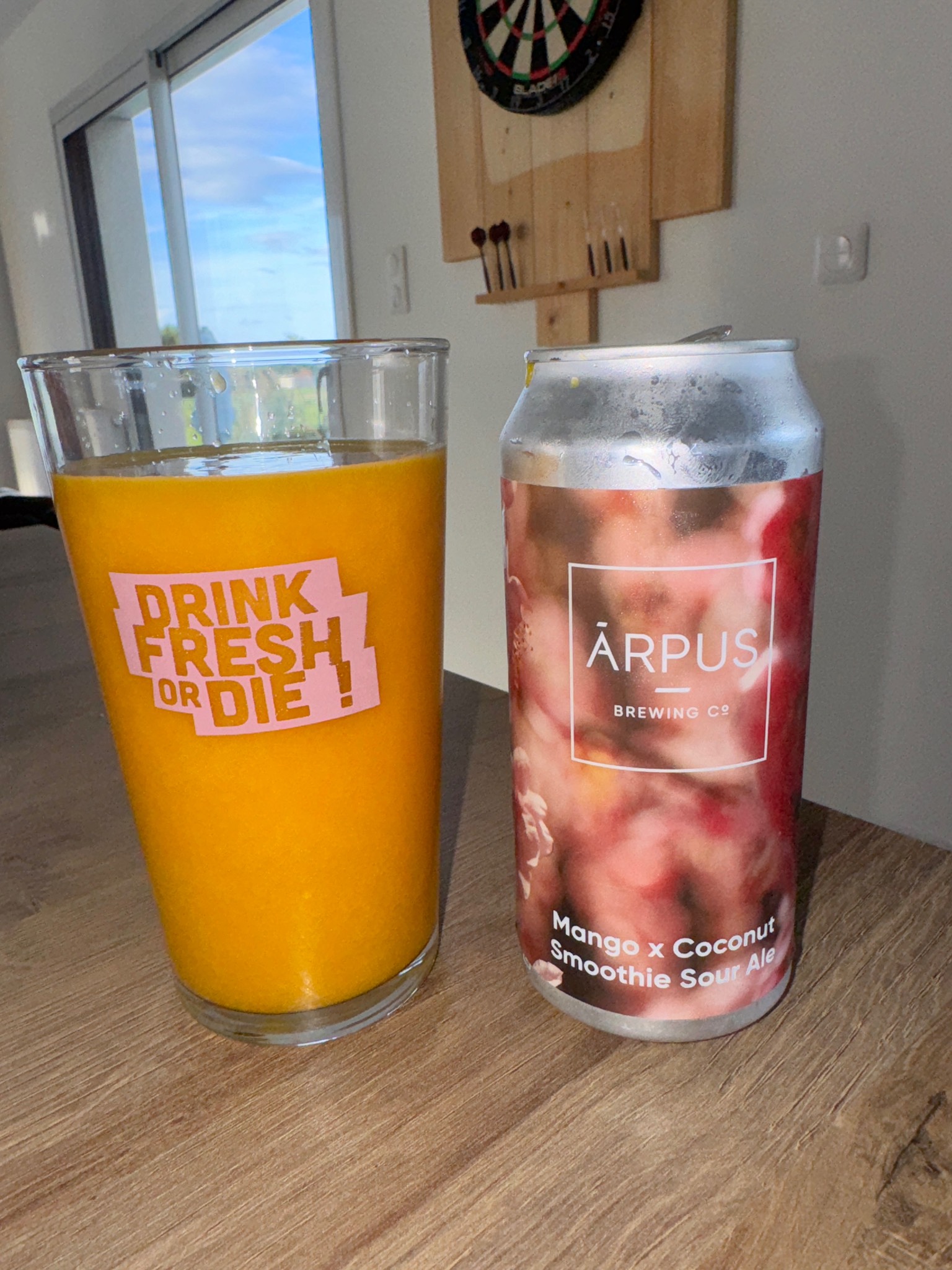 Mango x coconut smoothie sour ale, Latvia